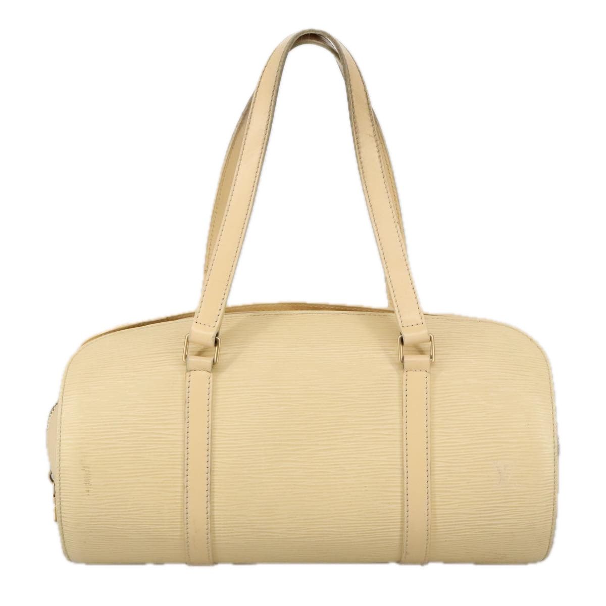 Louis Vuitton Soufflot Ecru Leather Handbag (Pre-Owned) Size ONE SIZE - 1 Thumbnail