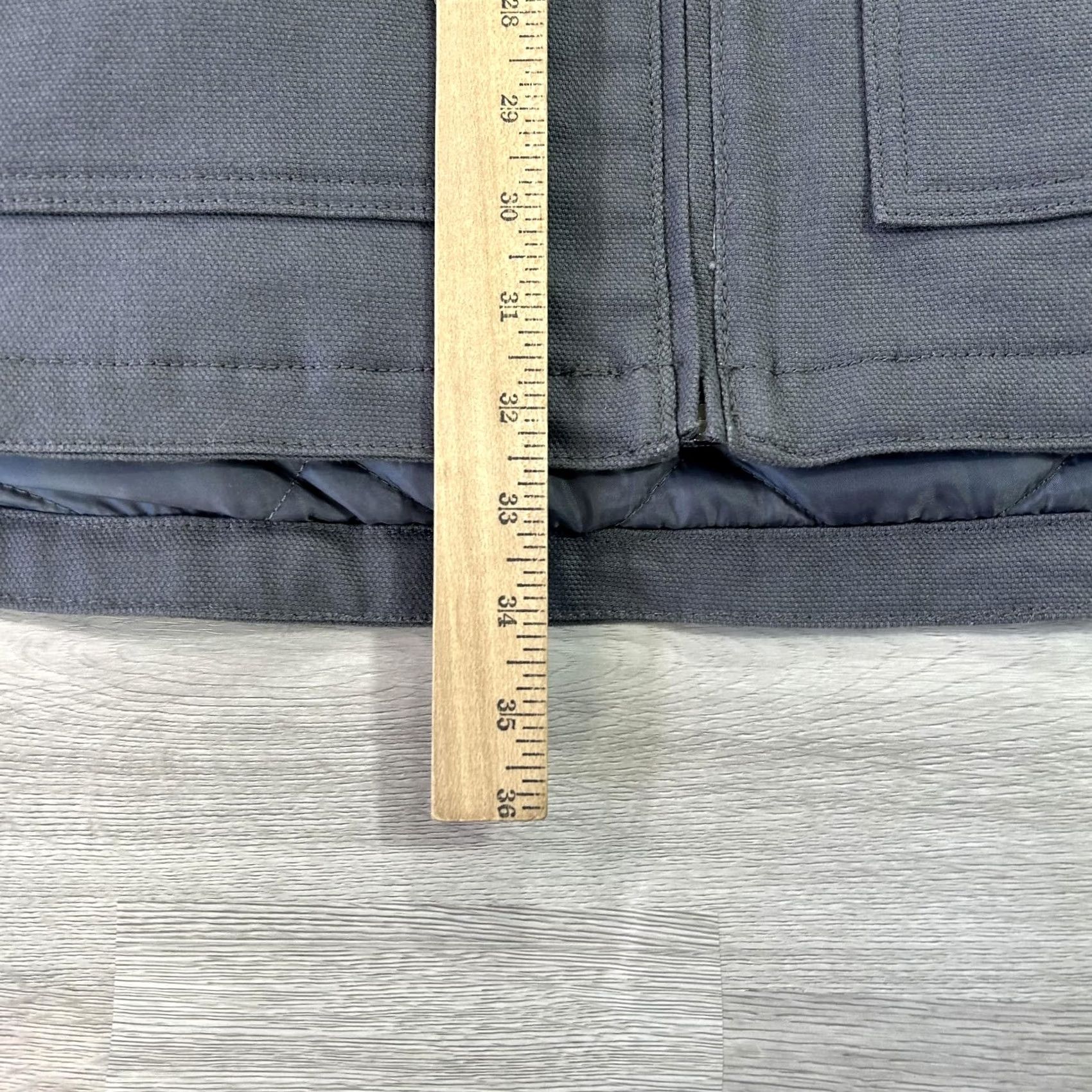 Vintage Brahma Vest Mens XL Gray Quilted Canvas Full Zip Pockets Workwear Outdoor Size US XL / EU 56 / 4 - 6 Thumbnail