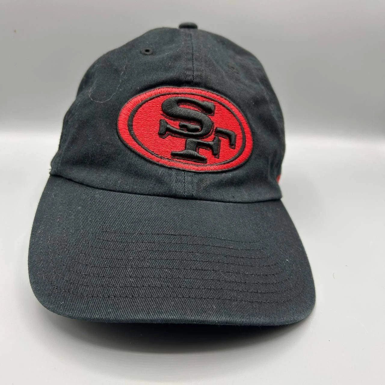 47 Brand San Francisco 49ers Hat Men Black Red NFL Strap Back Cotton Size ONE SIZE - 1 Thumbnail