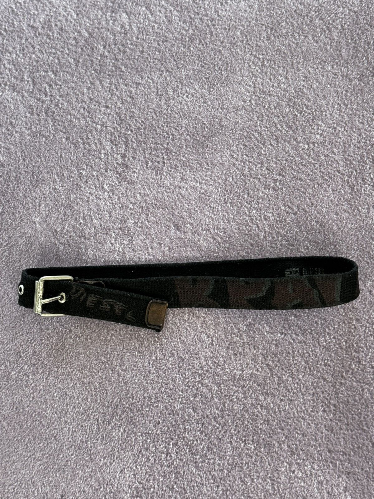 Diesel Y2K Diesel Japanese Vibe Printed Cotton Belt - Grunge Size ONE SIZE - 1 Thumbnail