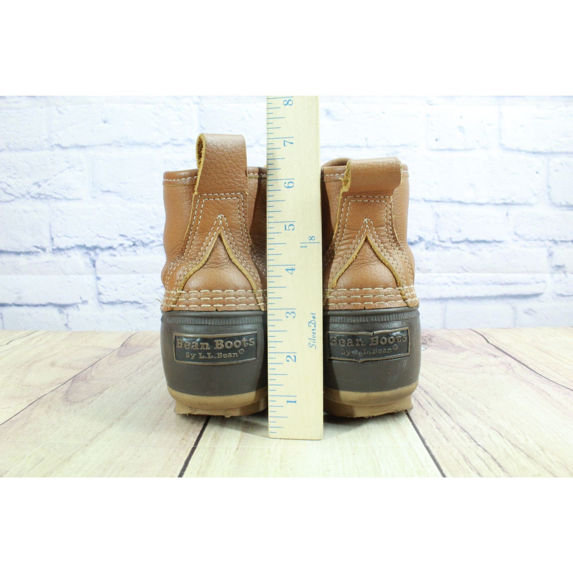 L.L. Bean LL Bean Women's 6" Sherpa Lined Insulated Bean Boots Leather Size US 10 / IT 40 - 5 Thumbnail