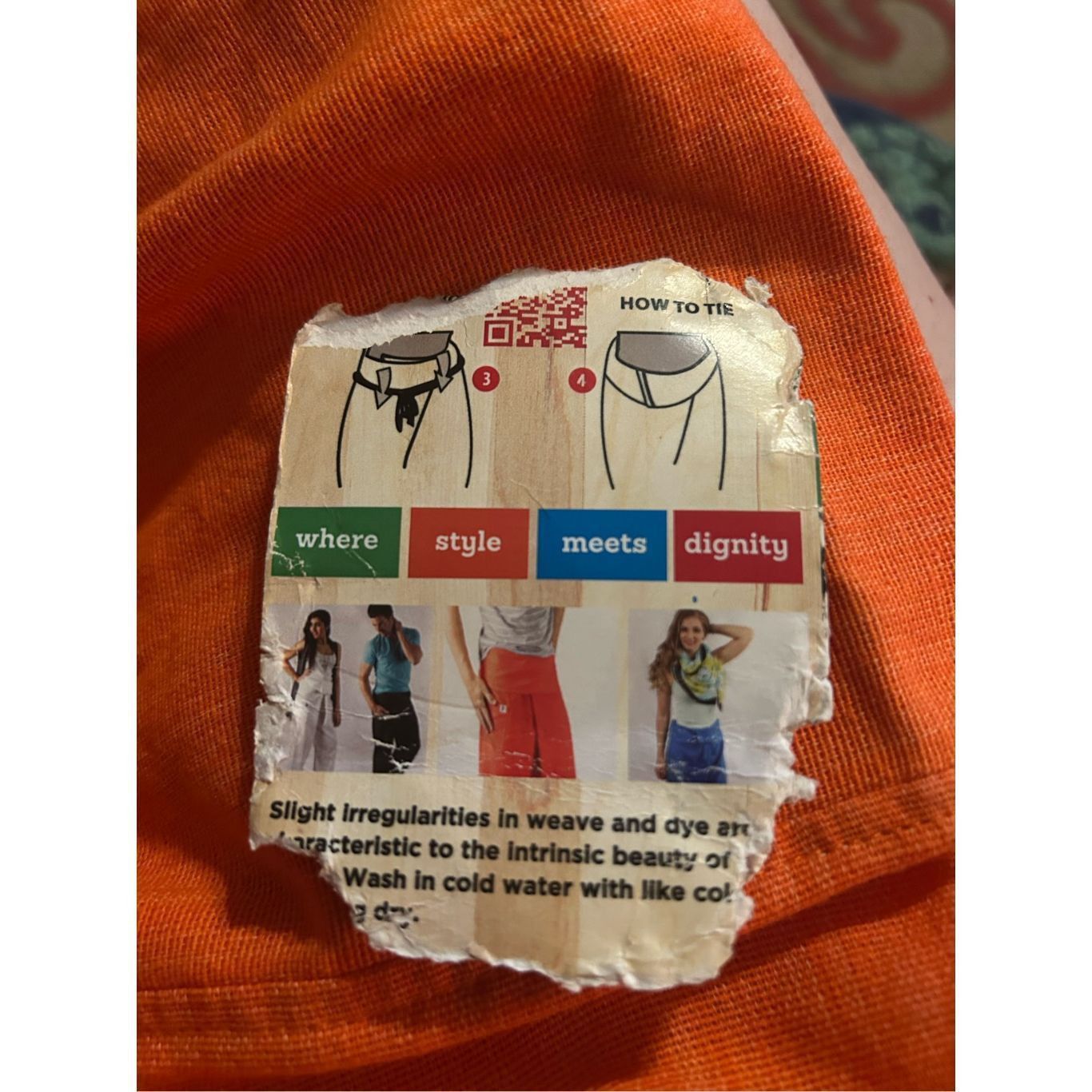 Other NWOT Made Freedom Women Thai Fisherman Pants Orange M Size 32" / US 10 / IT 46 - 3 Thumbnail