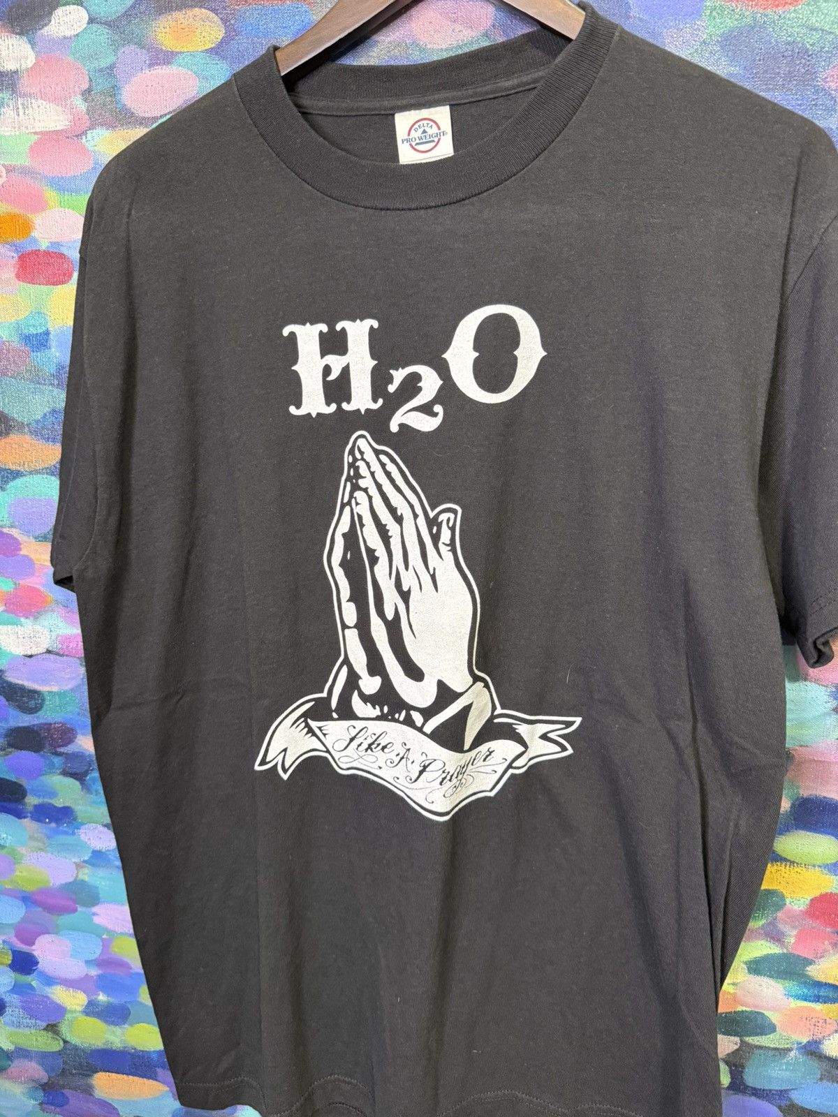 Vintage Vintage rare h2o punk band tee size M like a prayer Size US M / EU 48-50 / 2 - 2 Thumbnail