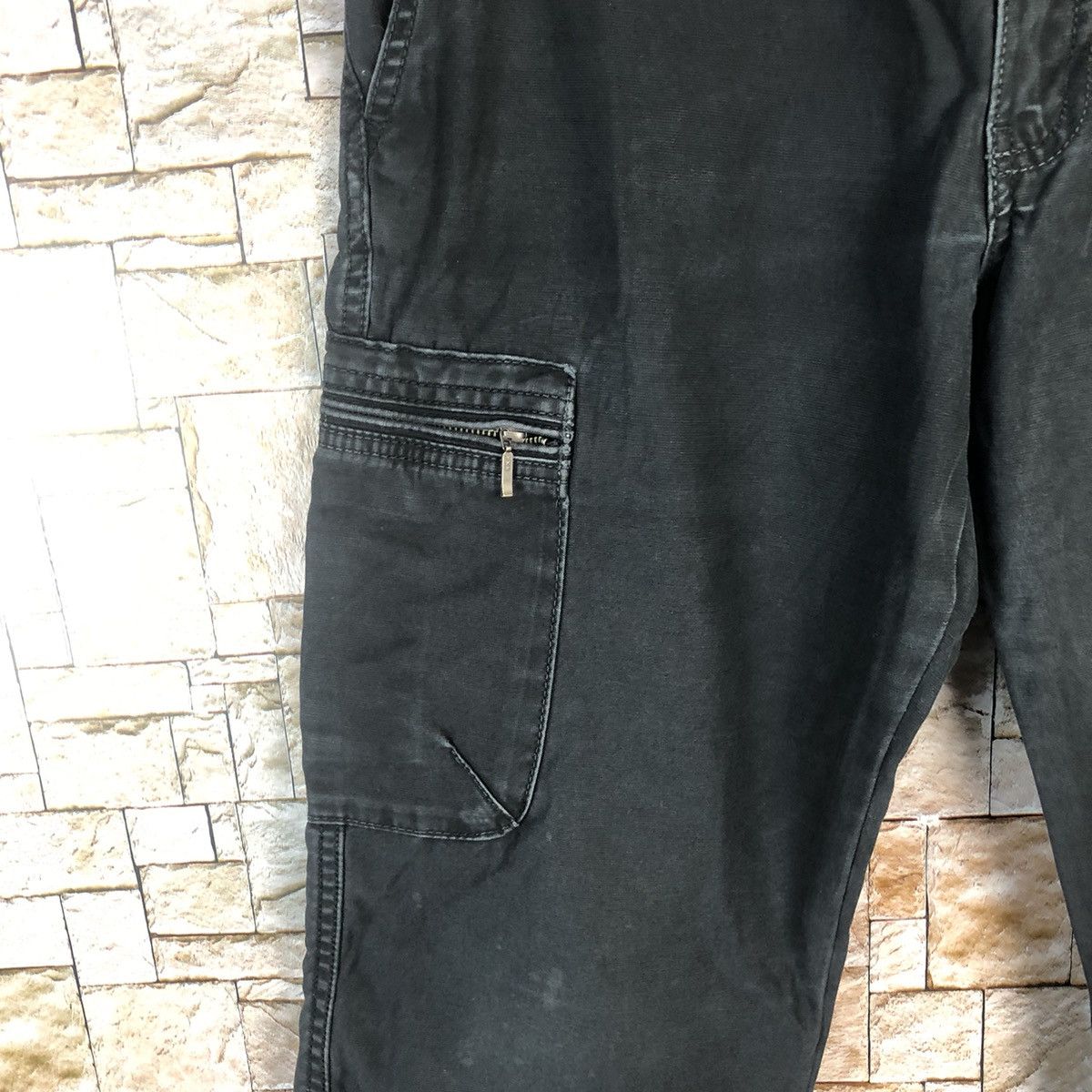 Japanese Brand Style Up japan utility Black Cargo Multipocket Pants #A92 Size US 30 / EU 46 - 11 Thumbnail