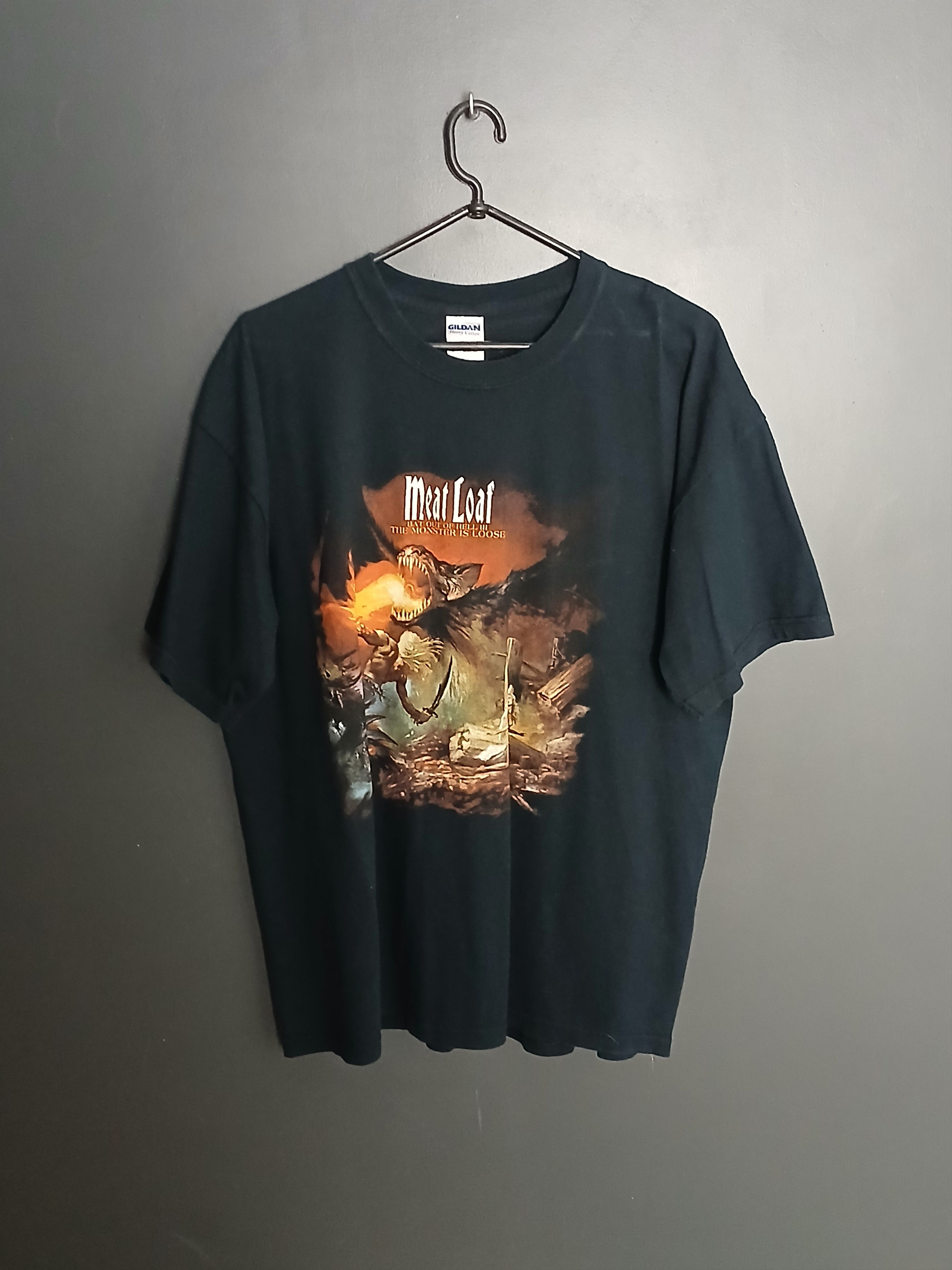 Band Tees × Vintage Vintage Meat Loaf Three Bats Tour 2007 T-Shirt Size US XL / EU 56 / 4 - 1 Thumbnail