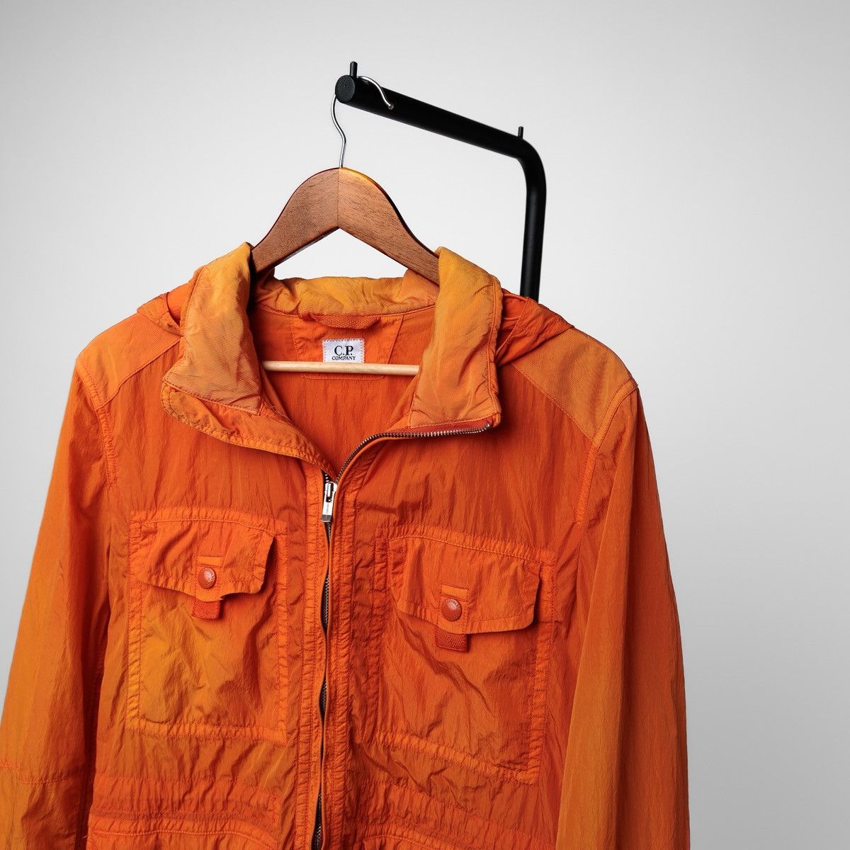 C.P. Company CP Company Goggle Jacket Mens Rare Nylon Orange Hooded Lens Size US M / EU 48-50 / 2 - 4 Thumbnail