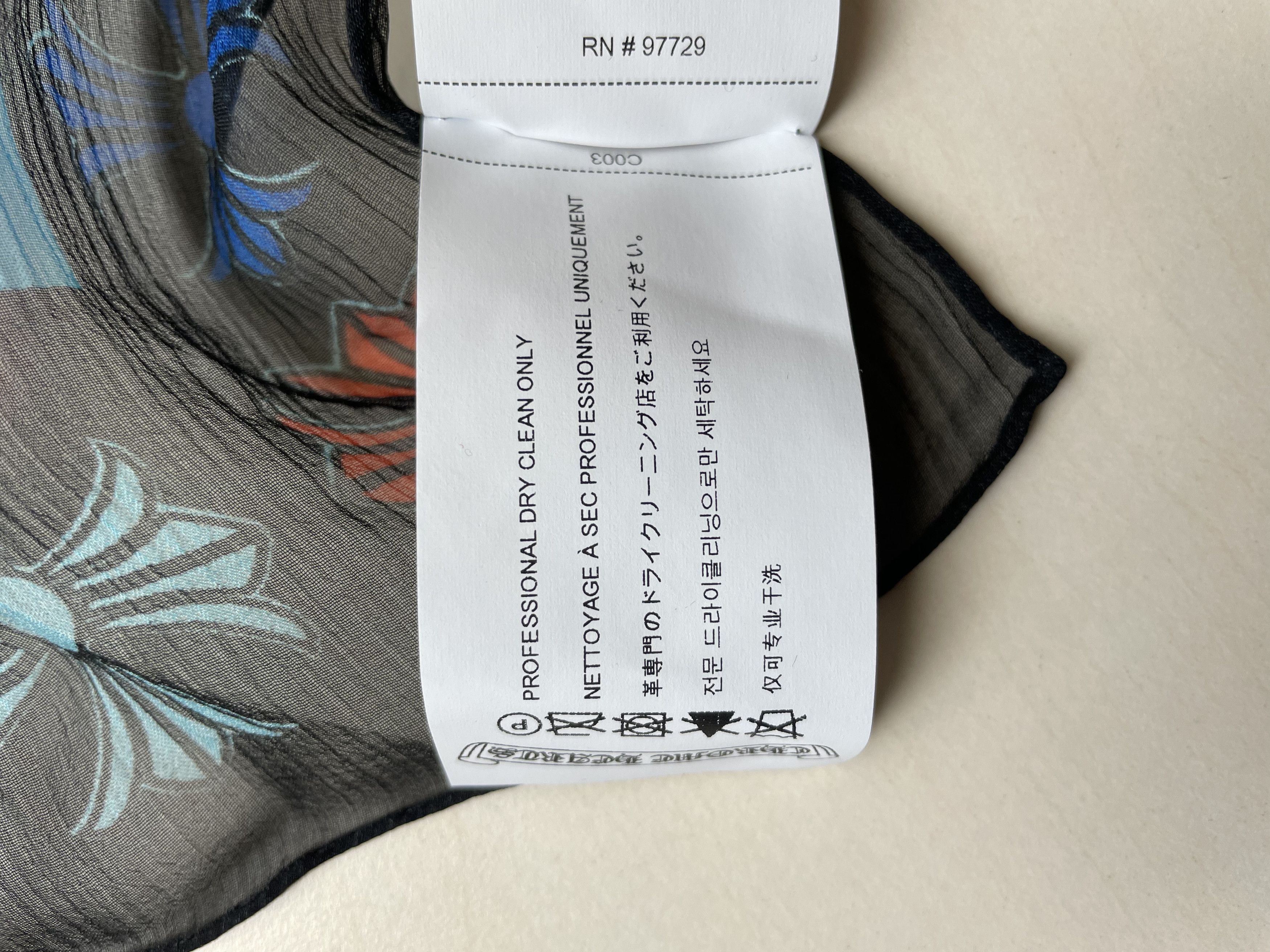 Chrome Hearts Chrome Hearts Mapplethorpe Silk Scarf Size ONE SIZE - 8 Thumbnail