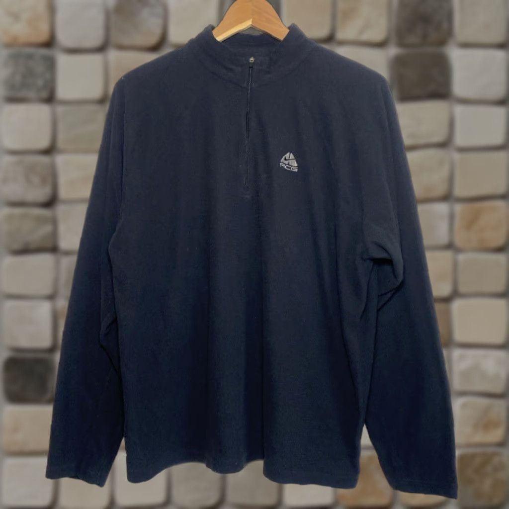 Nike VINTAGE Men's Nike ACG Therma Fit 1/4 Zip Pullover Sz L Size US L / EU 52-54 / 3 - 1 Thumbnail