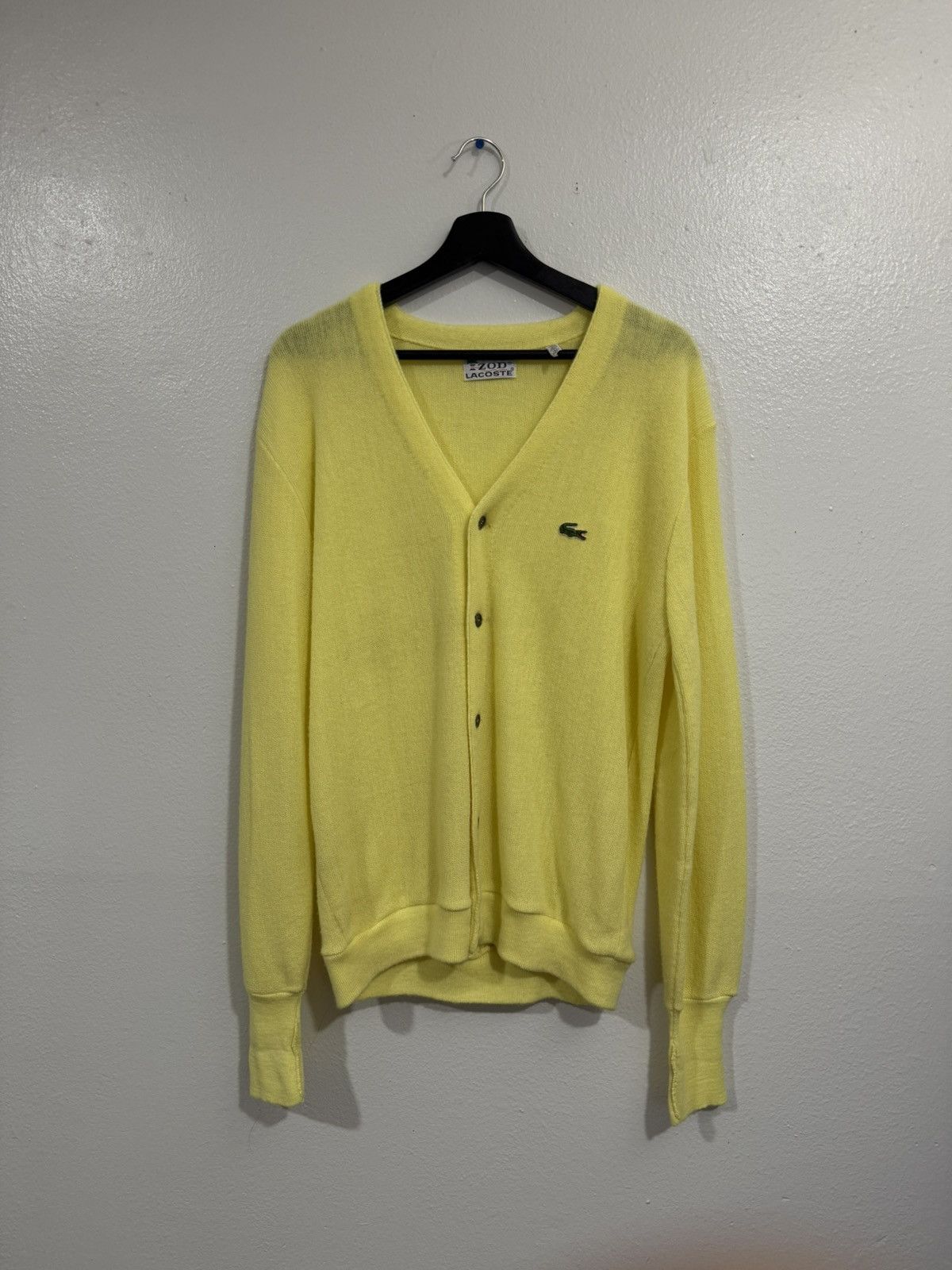 Lacoste Lacoste nice yellow cardigan Size US L / EU 52-54 / 3 - 1 Thumbnail