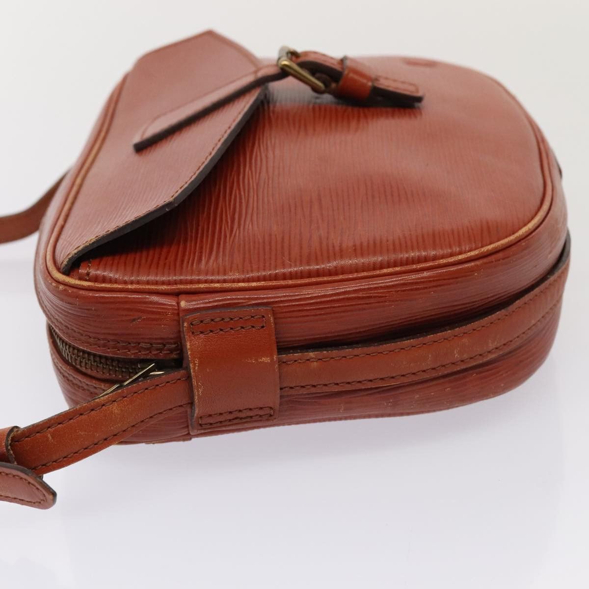 Louis Vuitton LOUIS VUITTON Epi Jeune Fillemm Shoulder Bag Brown M52153 Size ONE SIZE - 5 Thumbnail