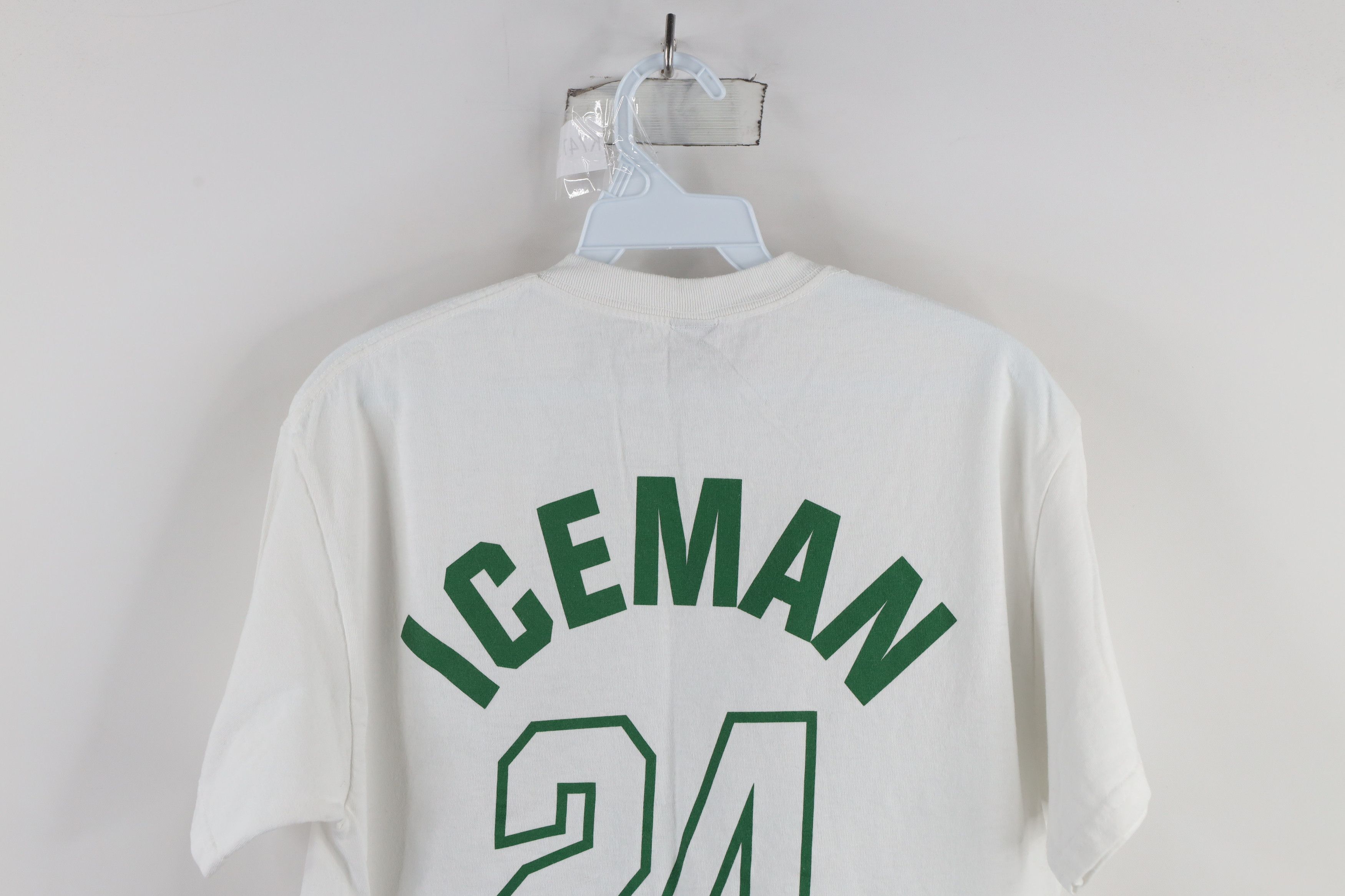 Vintage George Gervin Eastern Michigan University Basketball T-Shirt Size US M / EU 48-50 / 2 - 9 Thumbnail