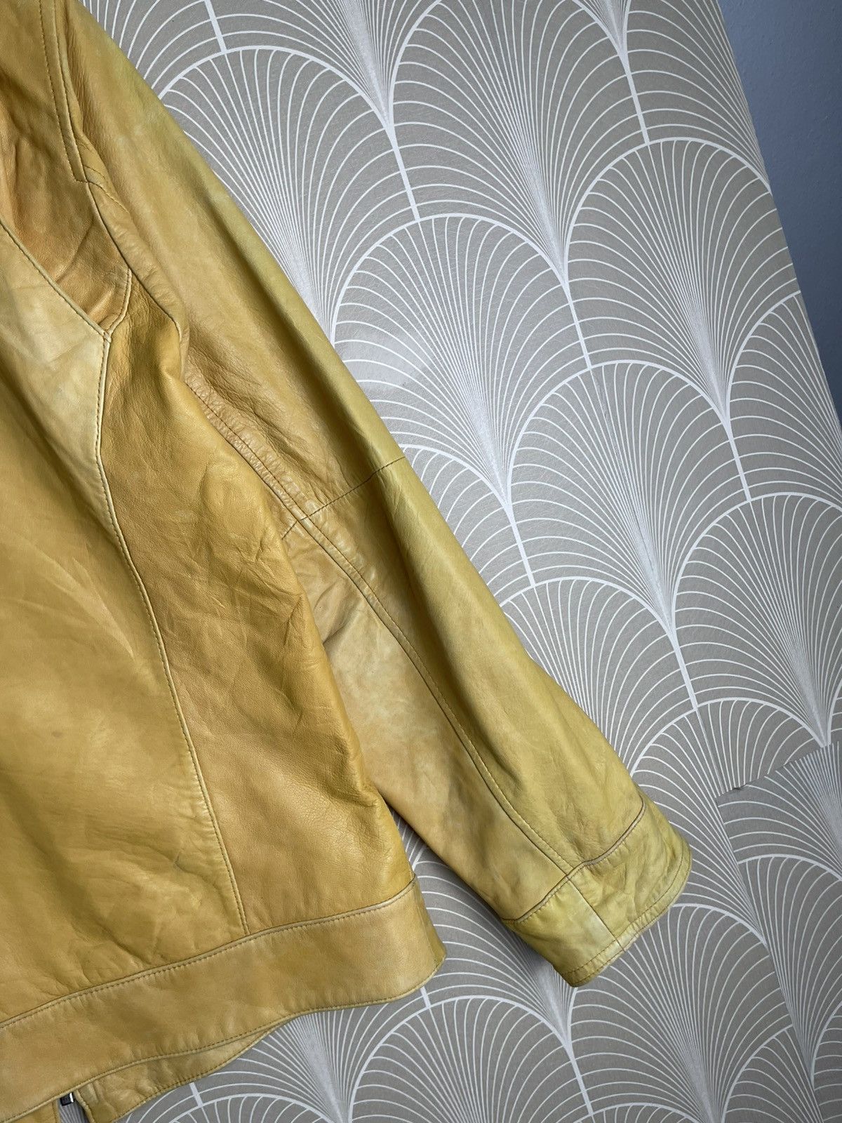 Designer × Japanese Brand × Vintage VINTAGE BARASSI MILANO LEATHER CHORE JACKET RARE Size US M / EU 48-50 / 2 - 16 Thumbnail