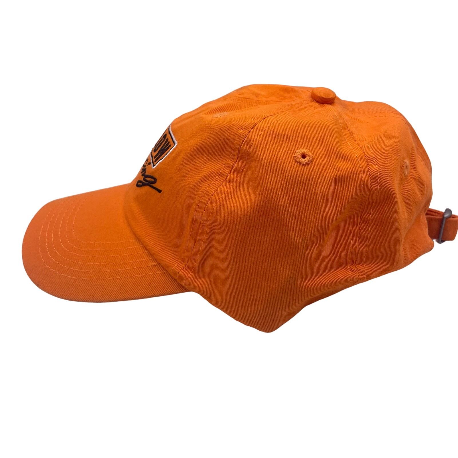 Other Yellow Racing Hat Cap Orange Canvas Adjustable Mens Unisex Size ONE SIZE - 2 Thumbnail