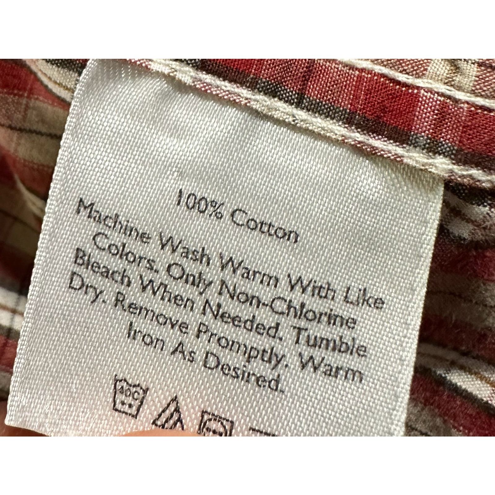 Eddie Bauer Eddie Bauer Mens L Classic Fit Red Plaid L/S Flannel Shirt Size US L / EU 52-54 / 3 - 9 Thumbnail