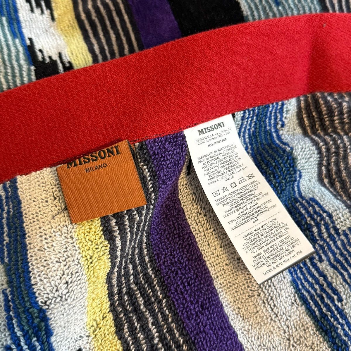Missoni Missoni Clint Bath Towel In Terrycloth Size ONE SIZE - 6 Thumbnail