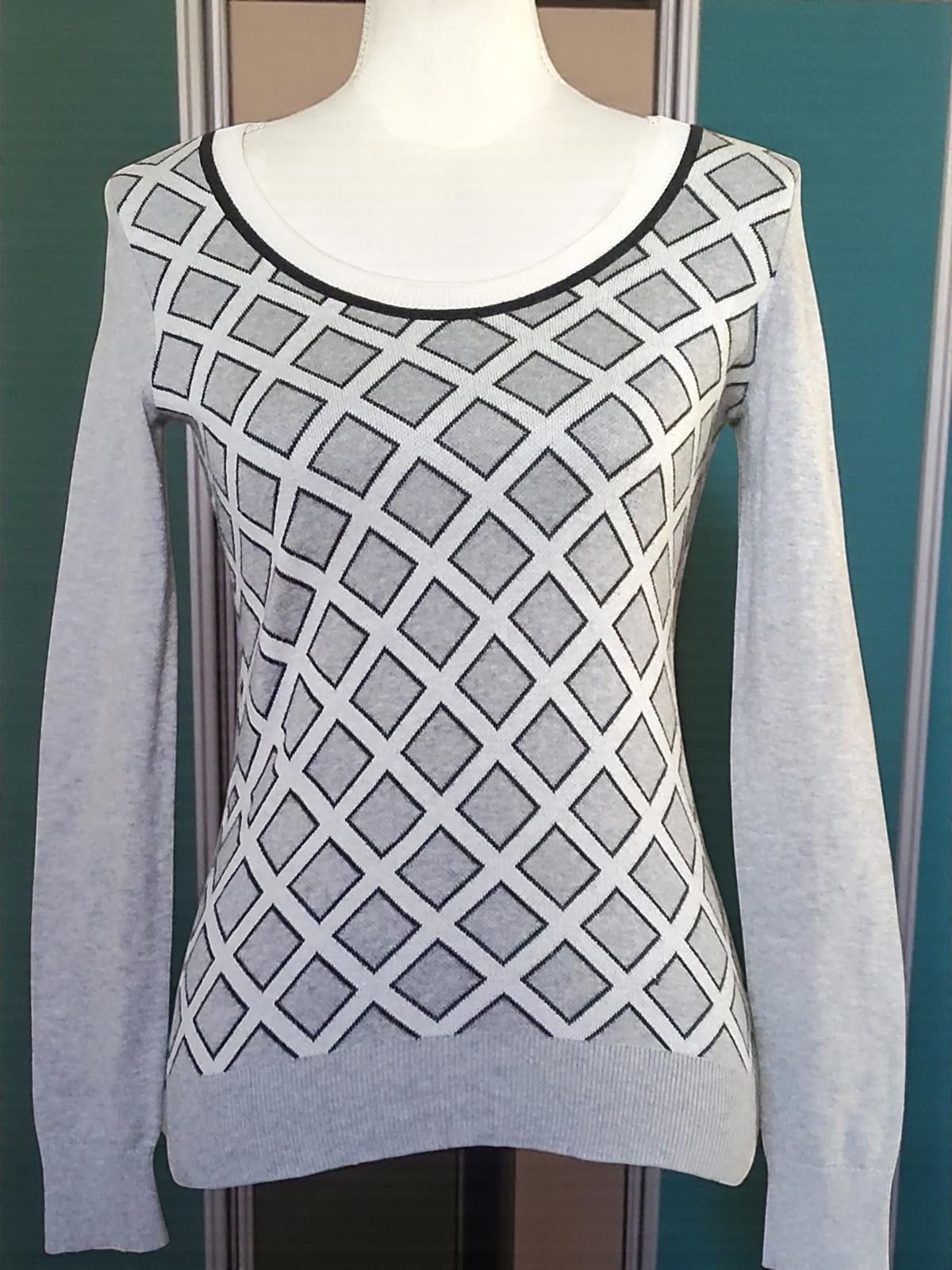 Banana Republic Banana Republic XS Diamond-Pattern Sweater Size XS / US 0-2 / IT 36-38 - 3 Thumbnail