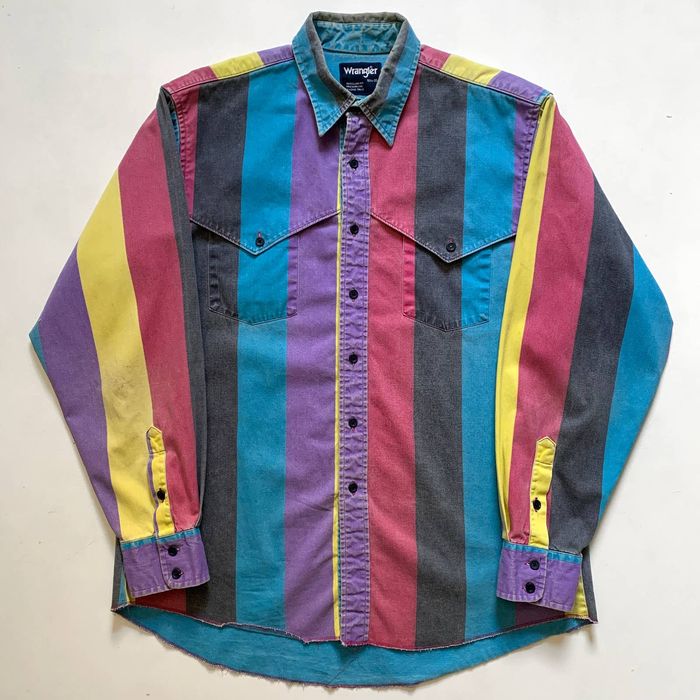 Wrangler 1990s Wrangler Brushpopper Western Shirt | Grailed