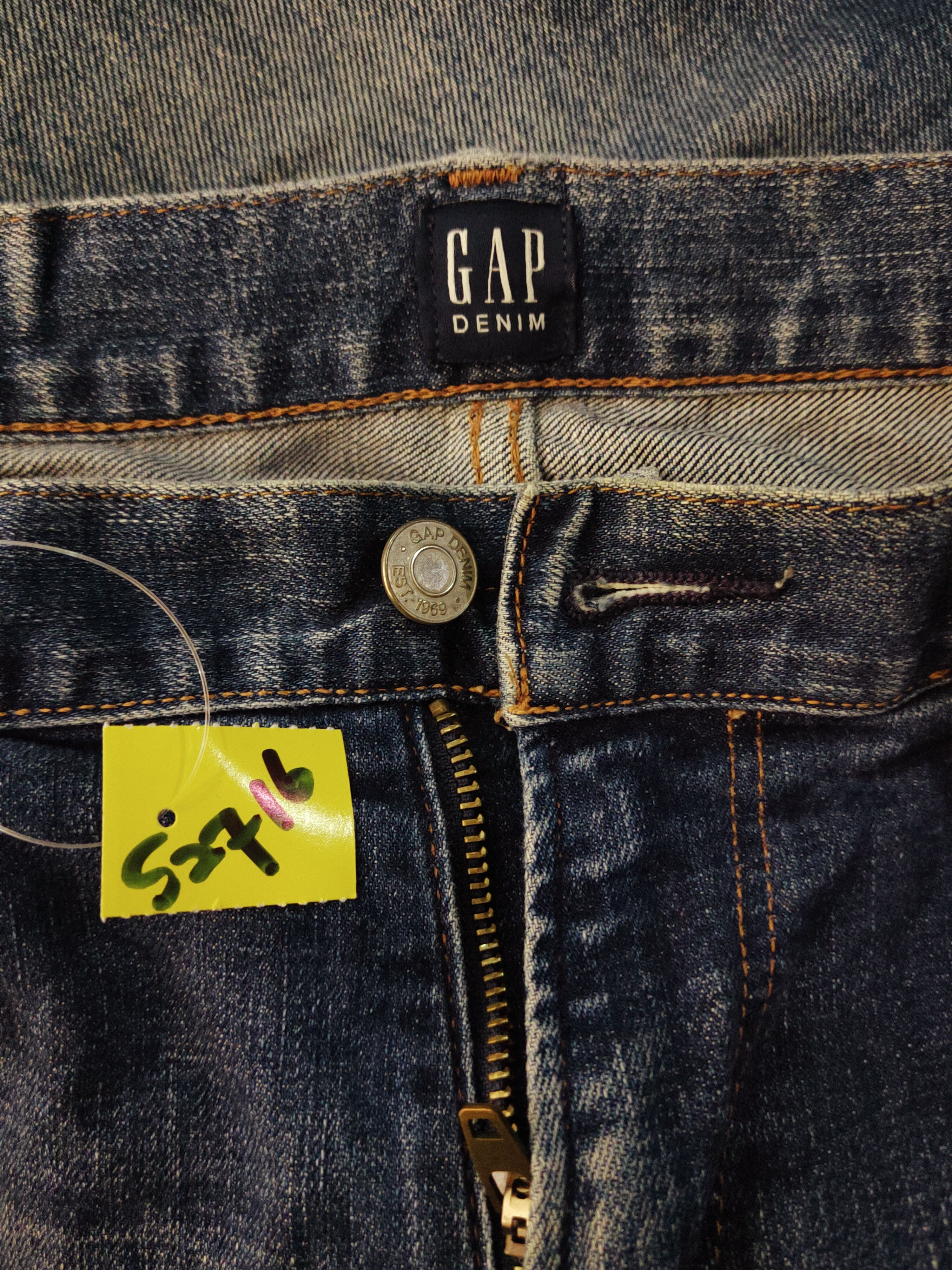 Gap Gap Blue Faded Distressed Ripped Jeans #S2716 Size US 32 / EU 48 - 18 Thumbnail