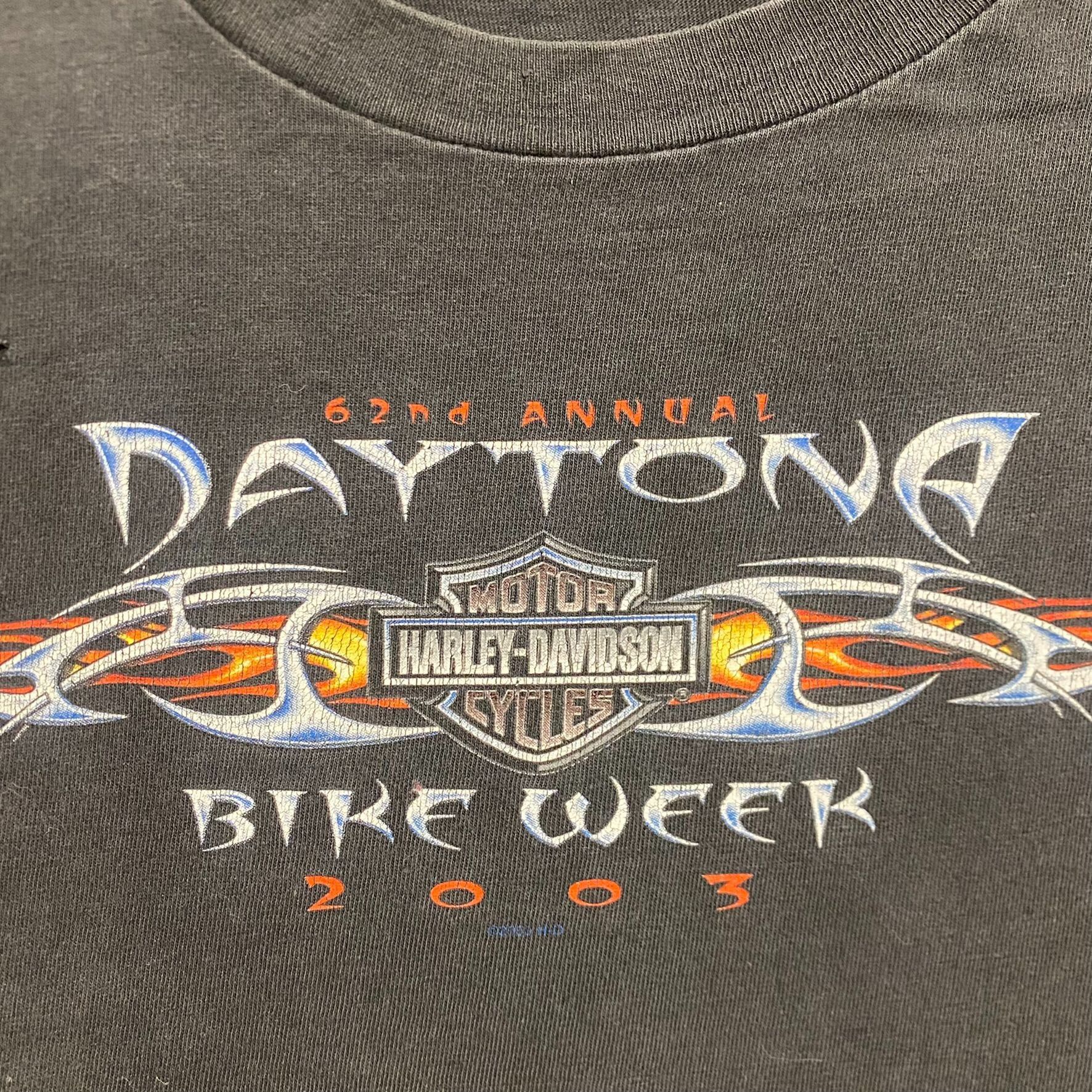 Harley Davidson Vintage Y2K Harley Davidson Motorcycle Daytona Bike Week Tee Size US XXL / EU 58 / 5 - 3 Thumbnail