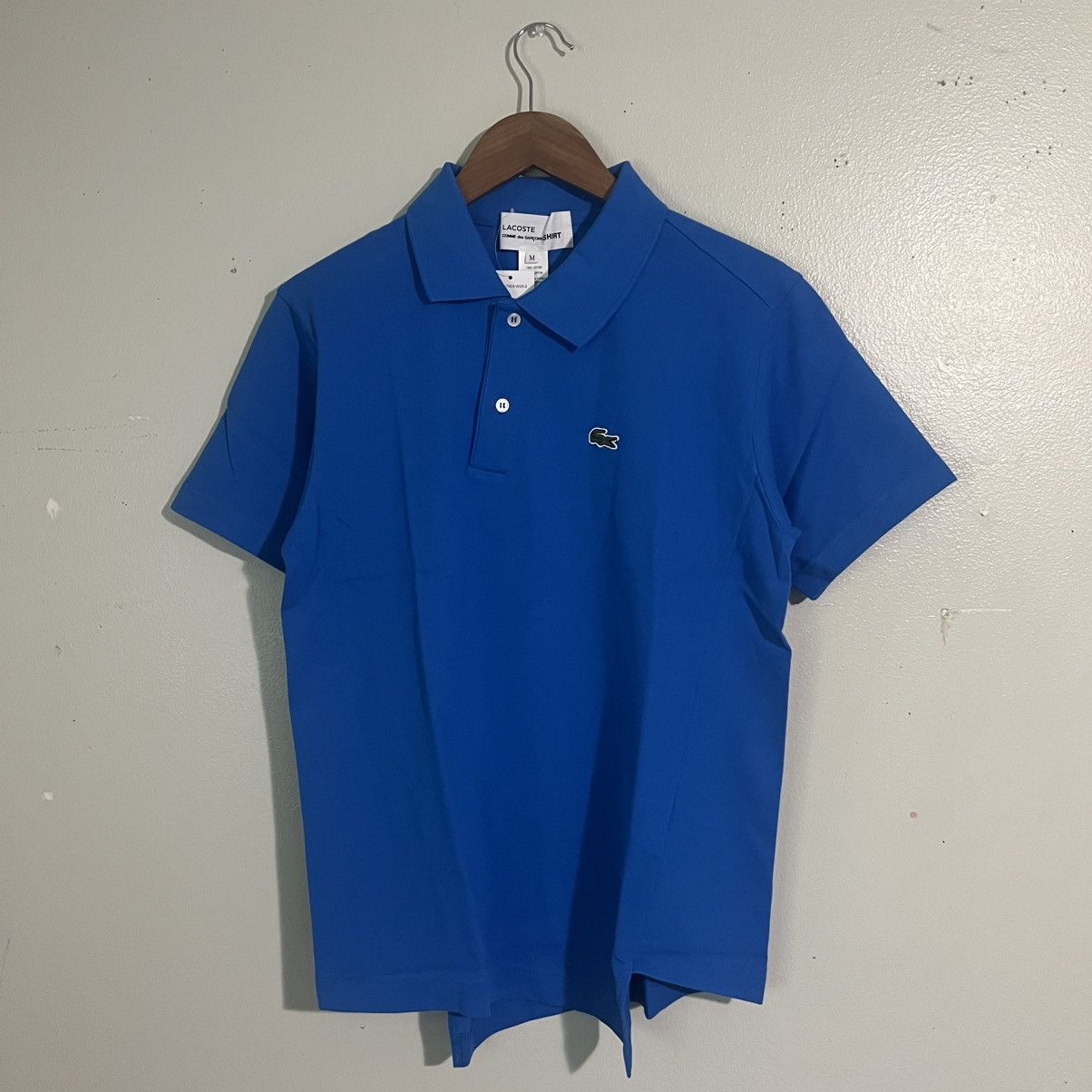 Comme des Garcons SHIRT × Lacoste Uneven Hem Polo Shirt Size US M / EU 48-50 / 2 - 2 Thumbnail