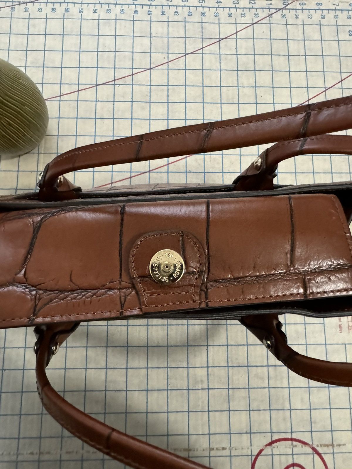 Dooney & Bourke Dooney & Bourke Denison Italian Calfskin Leather Satchel Bag Size ONE SIZE - 10 Thumbnail