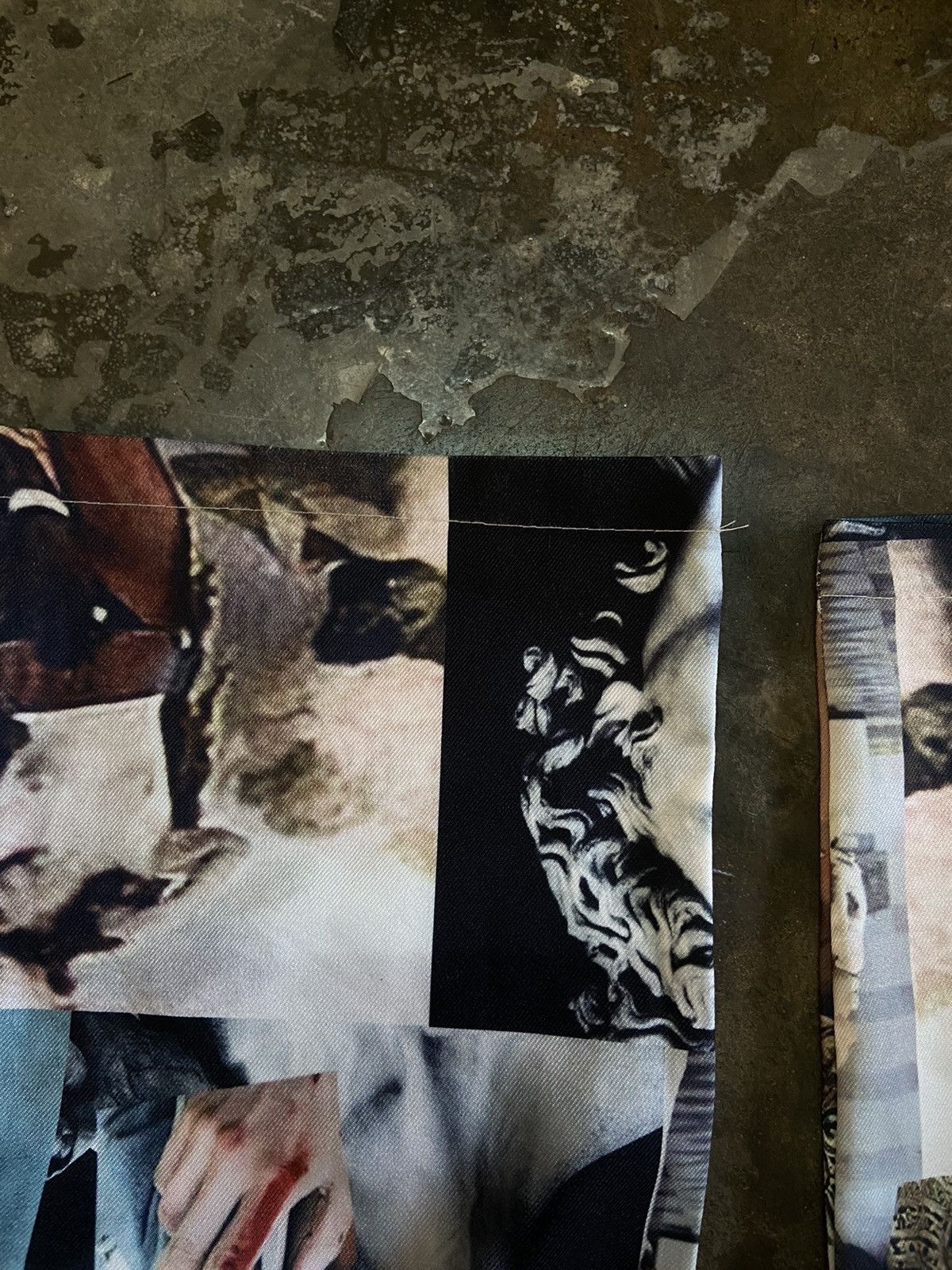 Japanese Brand Japanese multi painting arts baggy pants Size US 34 / EU 50 - 5 Thumbnail