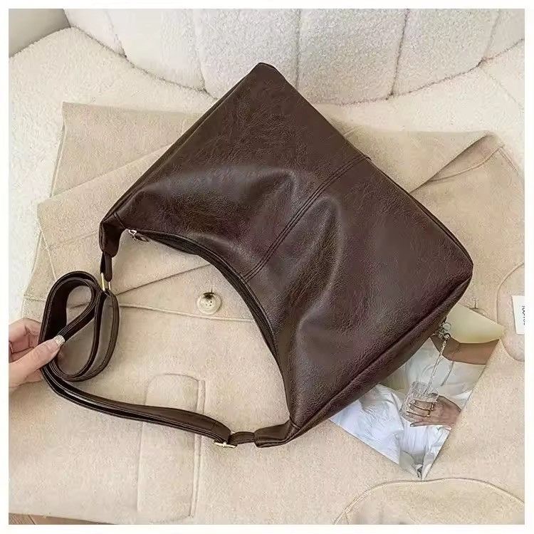 Vintage Premium Hobo Vintage Underarm Tote | PU Street Bag Size ONE SIZE - 1 Thumbnail