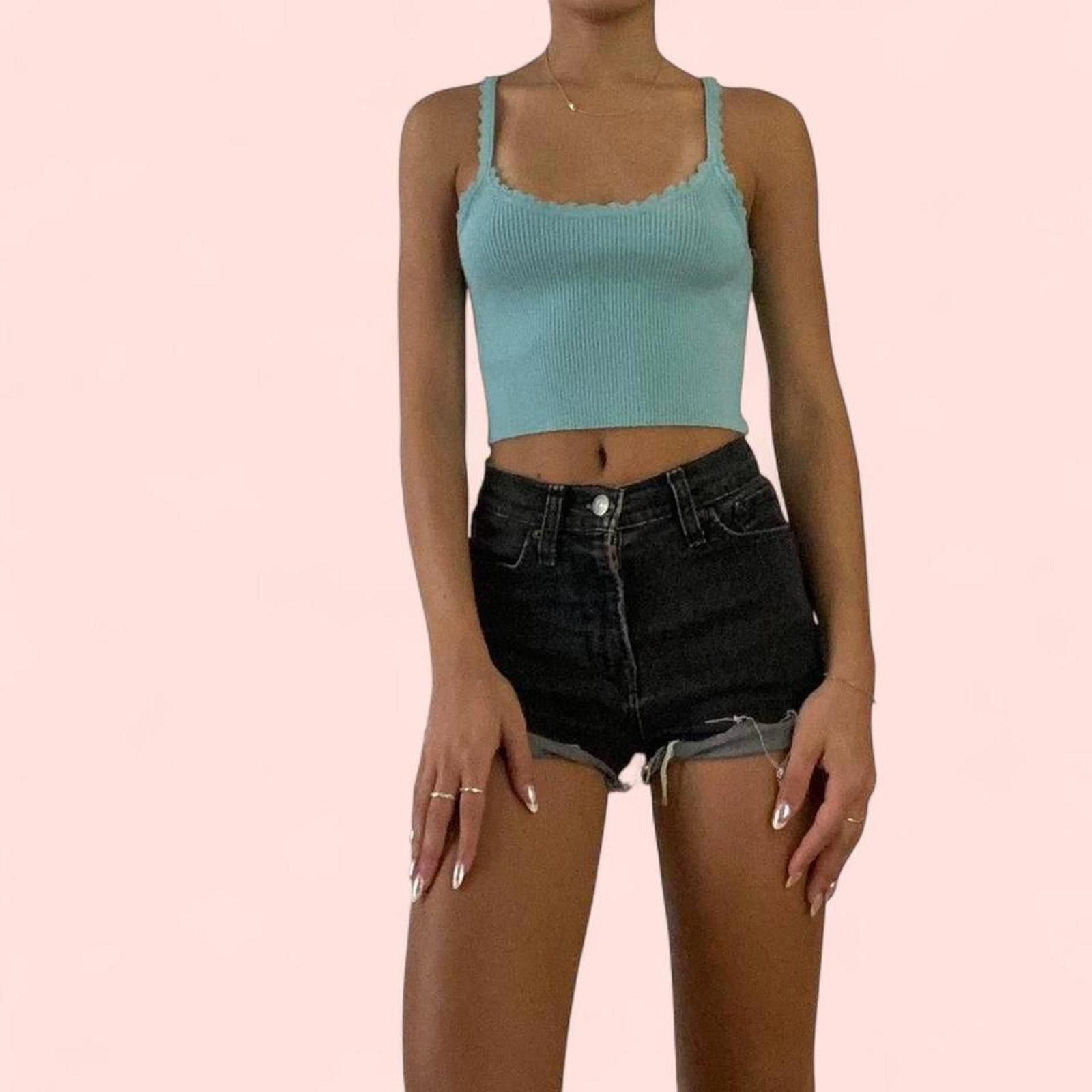 Other Baby blue lace tank top - lottie moss Size S / US 4 / IT 40 - 4 Thumbnail