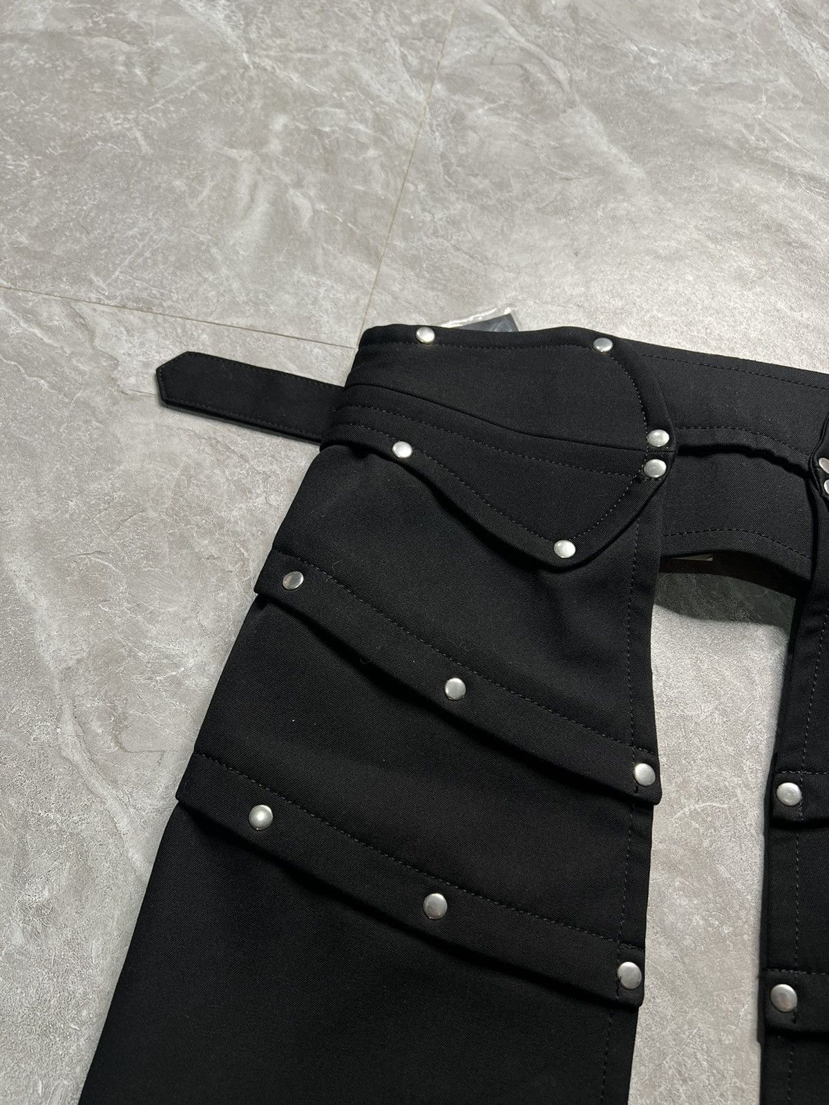 Comme des Garcons Homme Plus CDGHP A/W 16 armor of peace Wool Chaps Size ONE SIZE - 3 Thumbnail