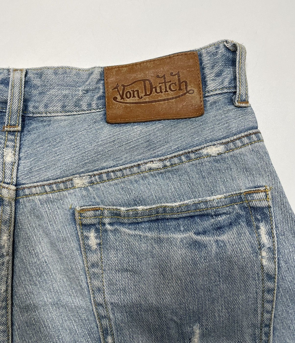 Von Dutch Vintage Von dutch patch y2k 2000 multi logo wide straight Size US 30 / EU 46 - 12 Thumbnail