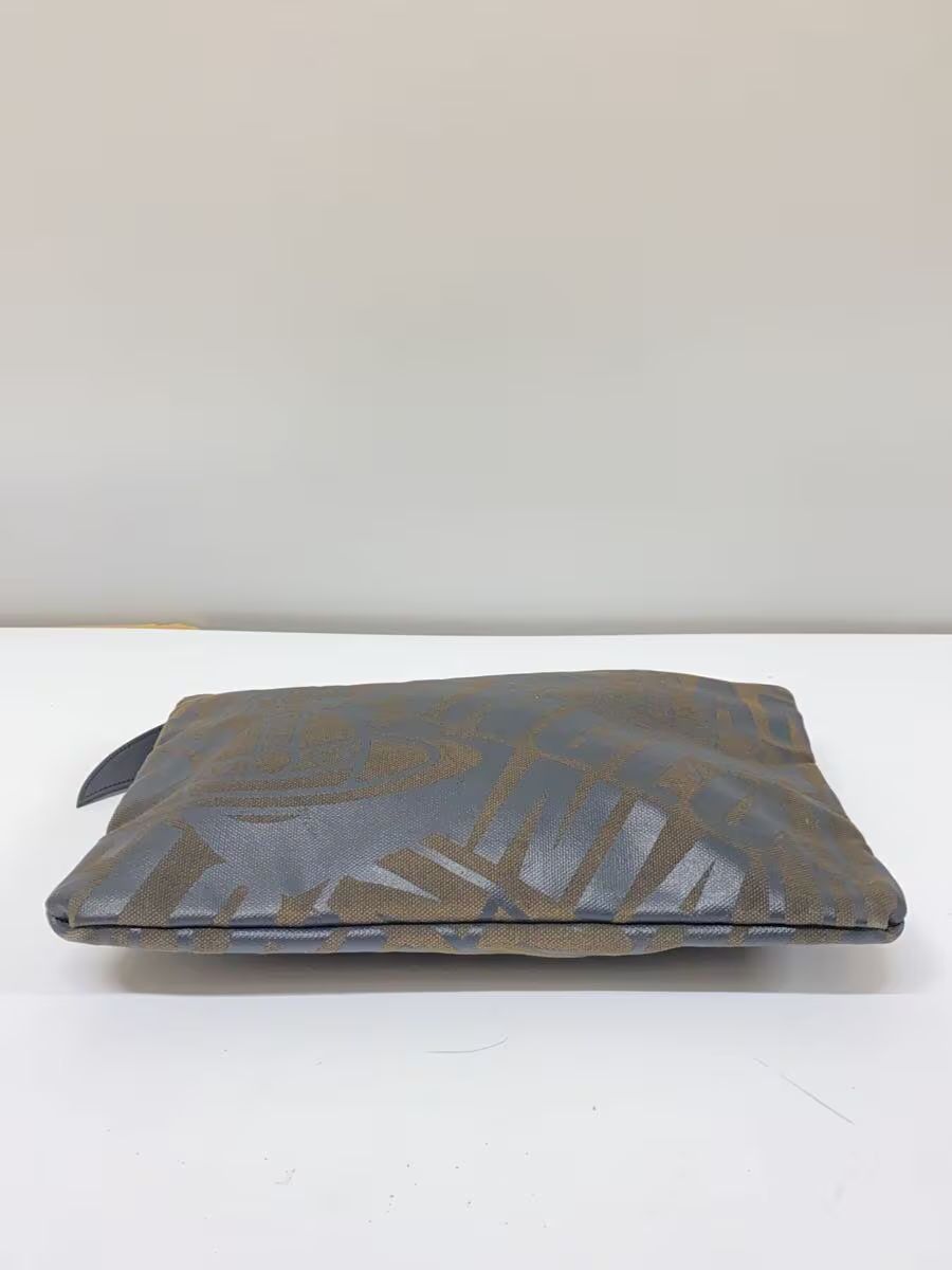 Vivienne Westwood Orb Logo Canvas Clutch Bag Size ONE SIZE - 2 Thumbnail