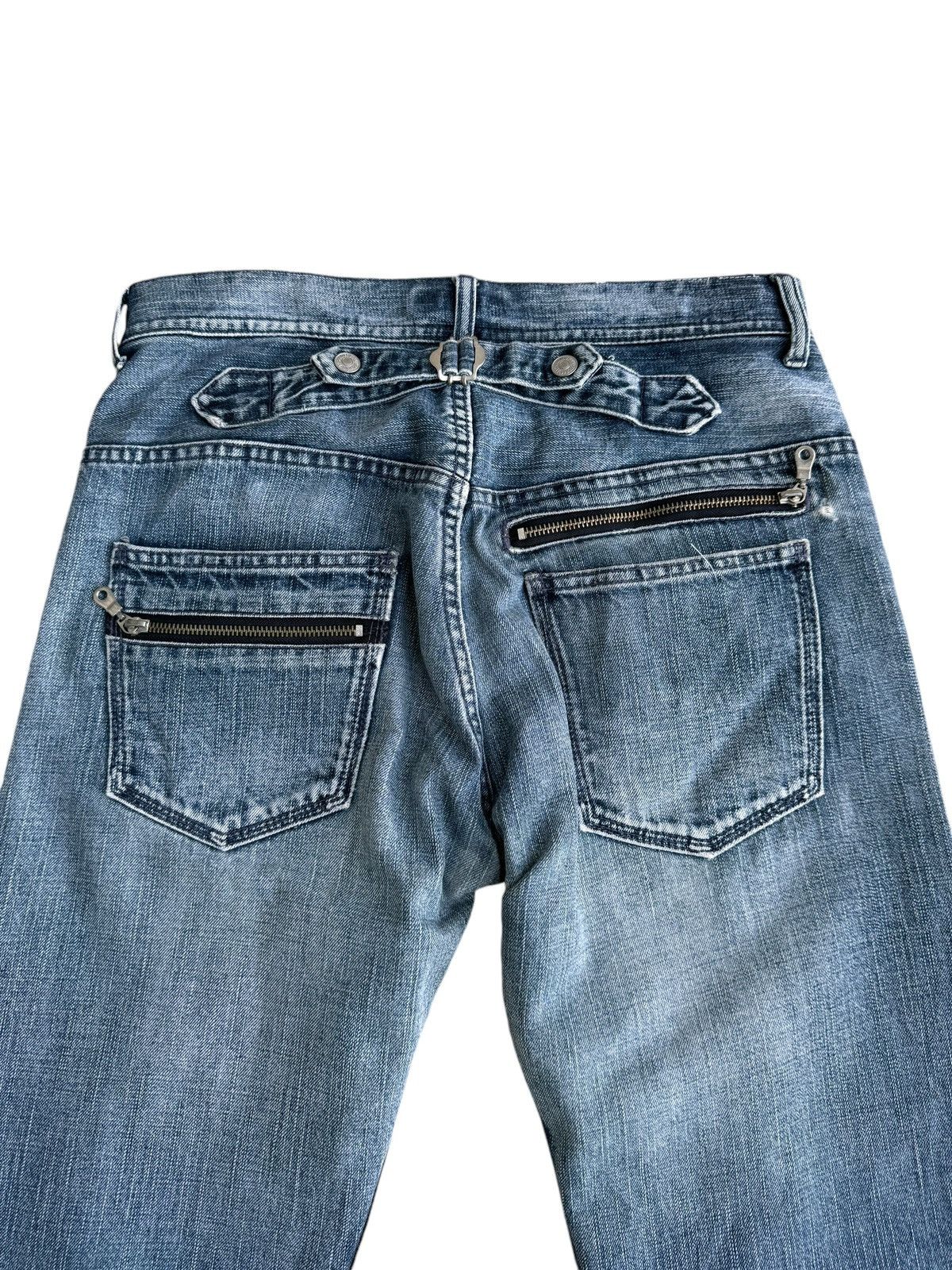 HyperDenim Japanese Brand Real Jeans Villand multiple Zipper Size US 30 / EU 46 - 9 Thumbnail