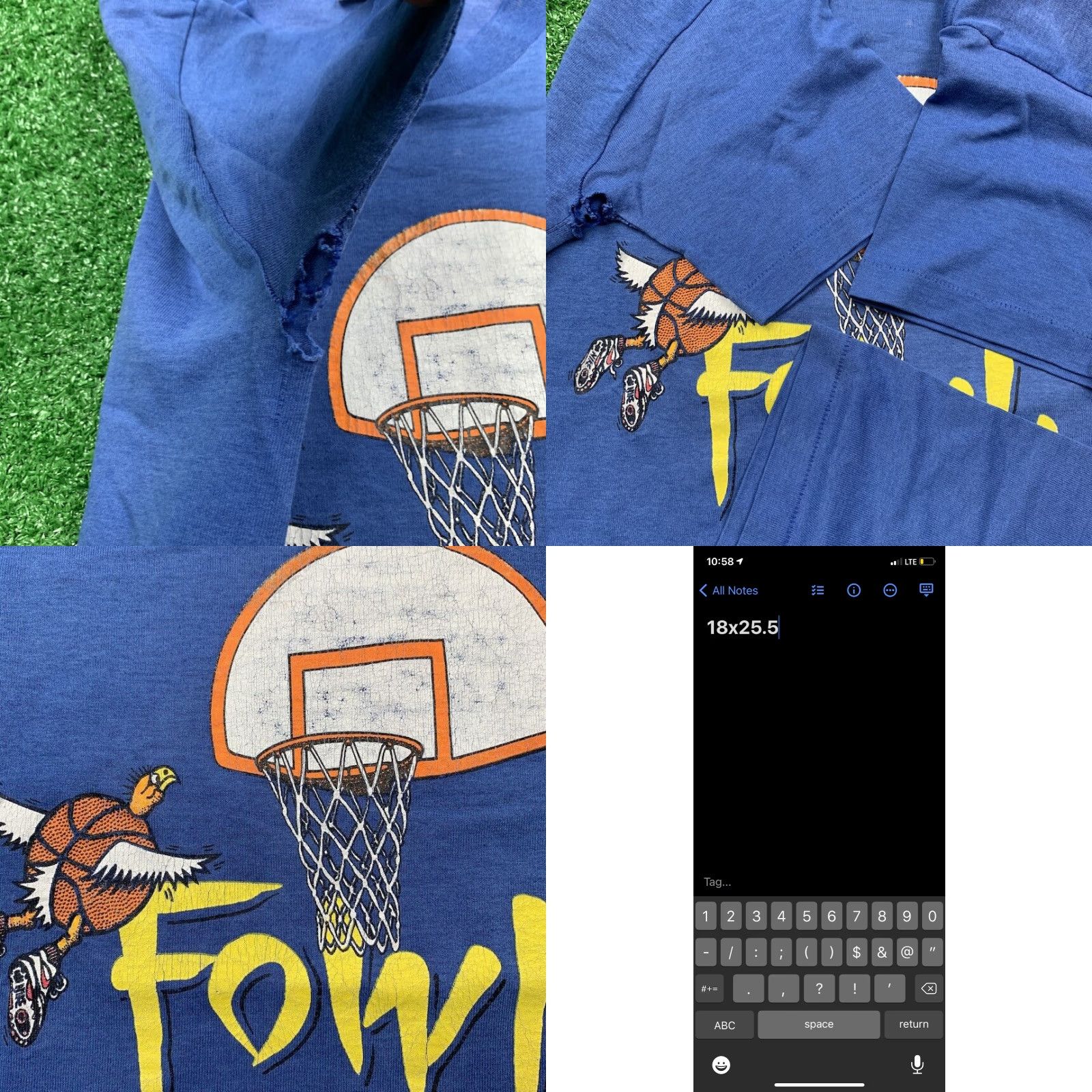 Nike VINTAGE Nike Graphic Tee Mens Small Blue Owl Cartoon Basketball 90s Size US S / EU 44-46 / 1 - 8 Thumbnail