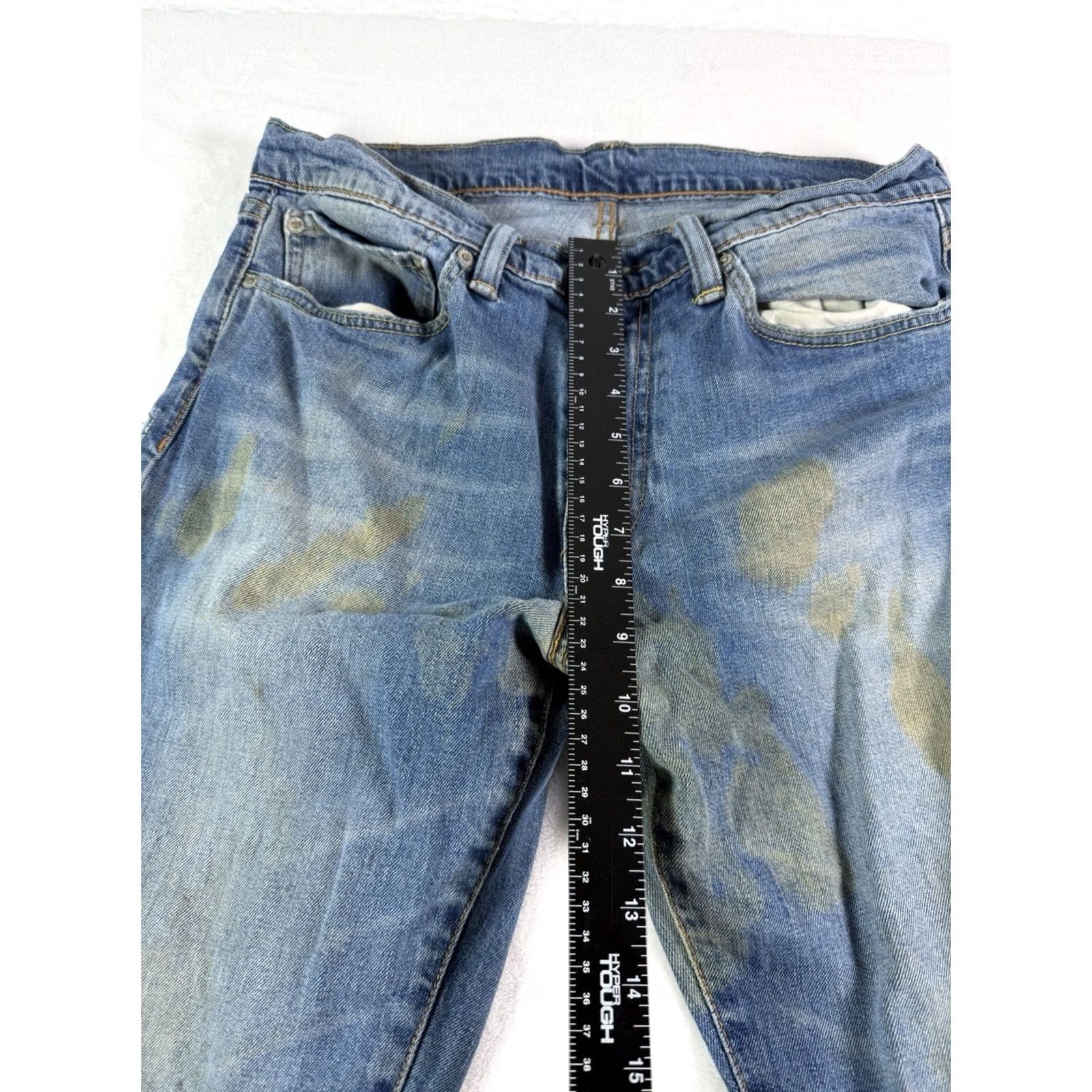 Levi's VINTAGE Levi’s 511 Jeans Men 34x32 Stretch Denim Distressed 5-Pocket City 90s Mens Size US 34 / EU 50 - 6 Thumbnail
