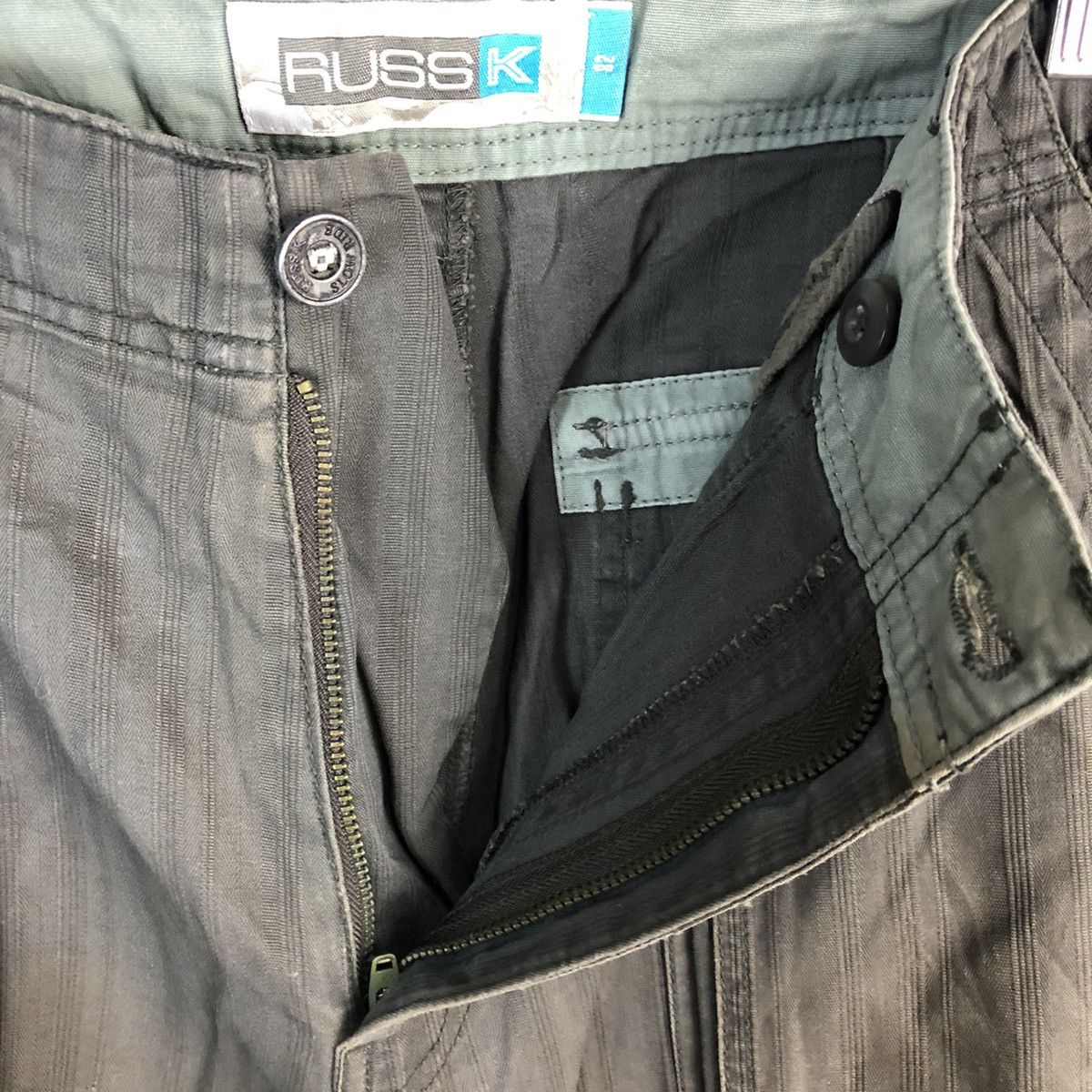 Japanese Brand DL Russ K Brown Cargo vintage Casual Pants #C214 Size US 33 - 10 Thumbnail