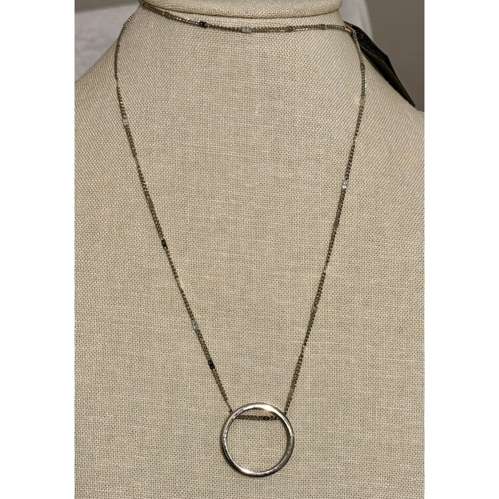 Other Express NWT silver Tone Necklace 28” Size ONE SIZE - 2 Thumbnail