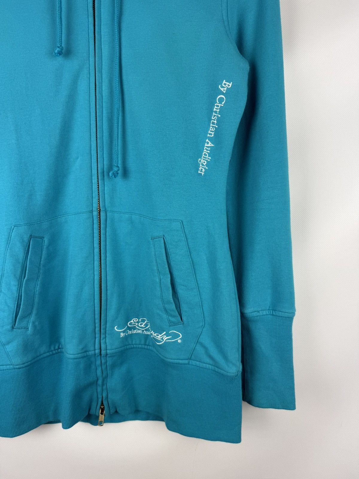 Ed Hardy Ed Hardy By Christian Audigier Y2K Tattoo Overprinted Hoodie Size S / US 4 / IT 40 - 6 Thumbnail