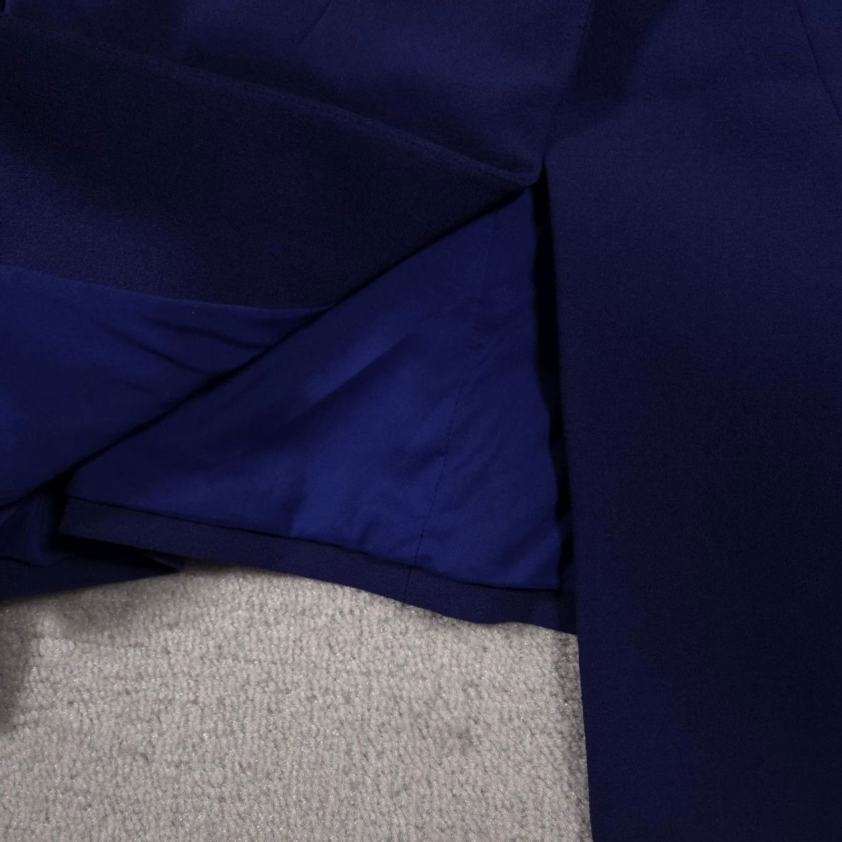 Preston & York Preston & York Blazer Womens 14 Blue Poly Spandex Fully Lined Hook Closure Pockets Career Suit Jacket Blazer Women Bespoke Tailored Size XL / US 12-14 / IT 48-50 - 6 Thumbnail