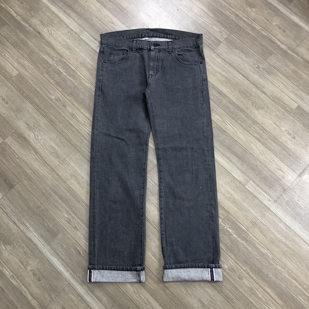 Japanese Brand 2002s Neighborhood Savage Narrow Selvedge Denim Pants Size US 33 - 1 Thumbnail