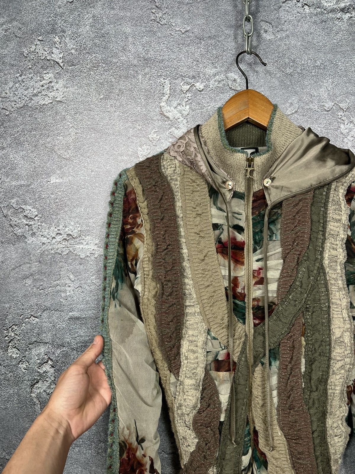 Vintage Vintage Tricot Chic Avant Garde Save the Queen Style Hoodie Size L / US 10 / IT 46 - 2 Thumbnail