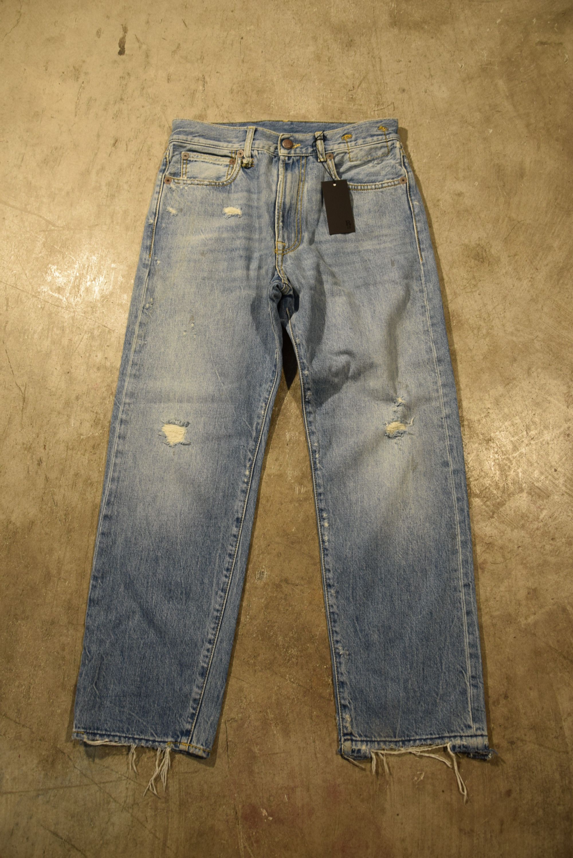 image of R13 Boyfriend Jeans in Blue, Women's (Size 24)