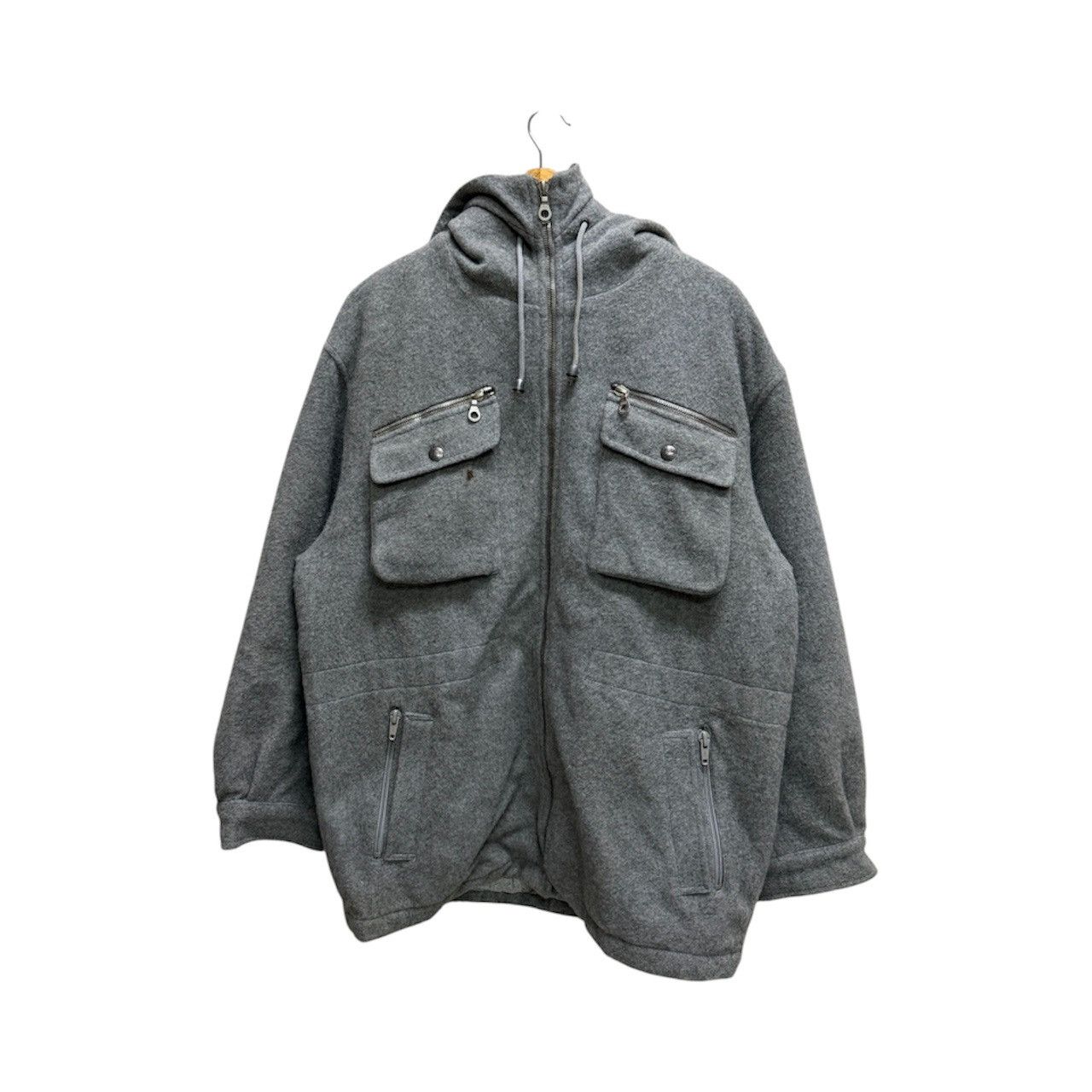 Iceberg Vintage 90s Iceberg Tunes Riri Opti Zipper Wool Jacket Hodie Size US XL / EU 56 / 4 - 1 Thumbnail