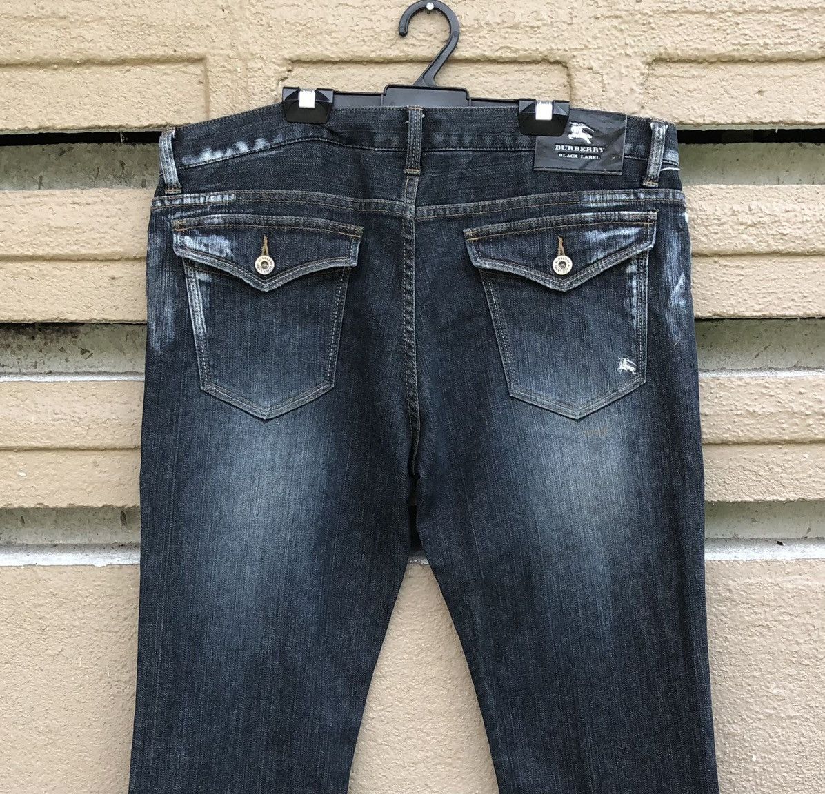 Burberry Burberry Black Label Stretchable Embroidery Logo Denim Pant Size US 32 / EU 48 - 2 Thumbnail