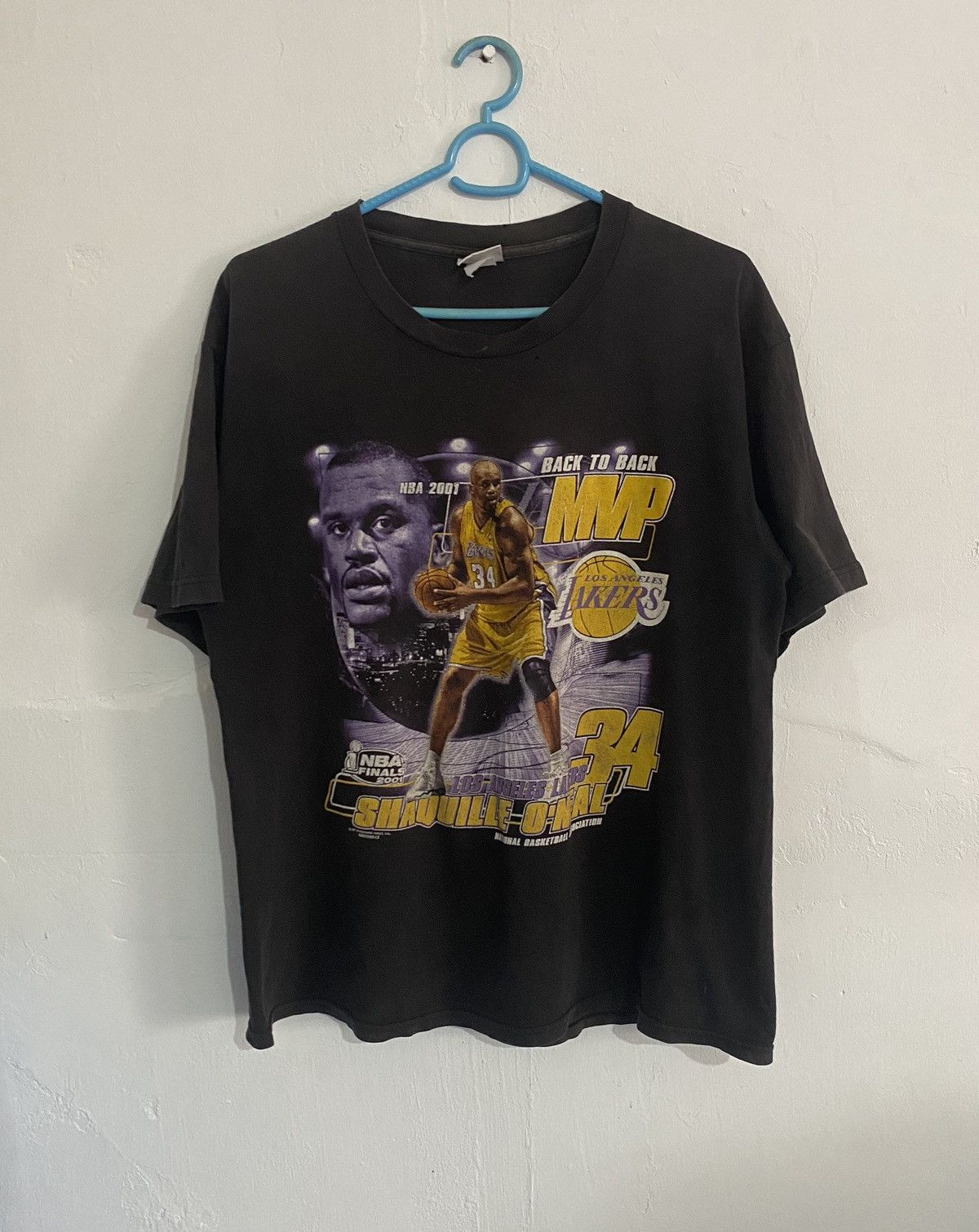 Image of Vintage Shaquille O-Neal in Black, Men's (Size XL)