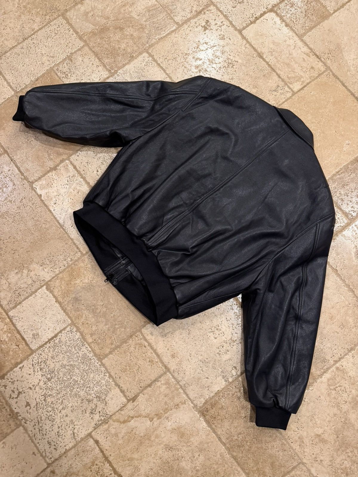 Balenciaga Balenciaga Demna Sport B Taxi Blouson Leather Bomber Jacket Size US XS / EU 42 / 0 - 10 Thumbnail