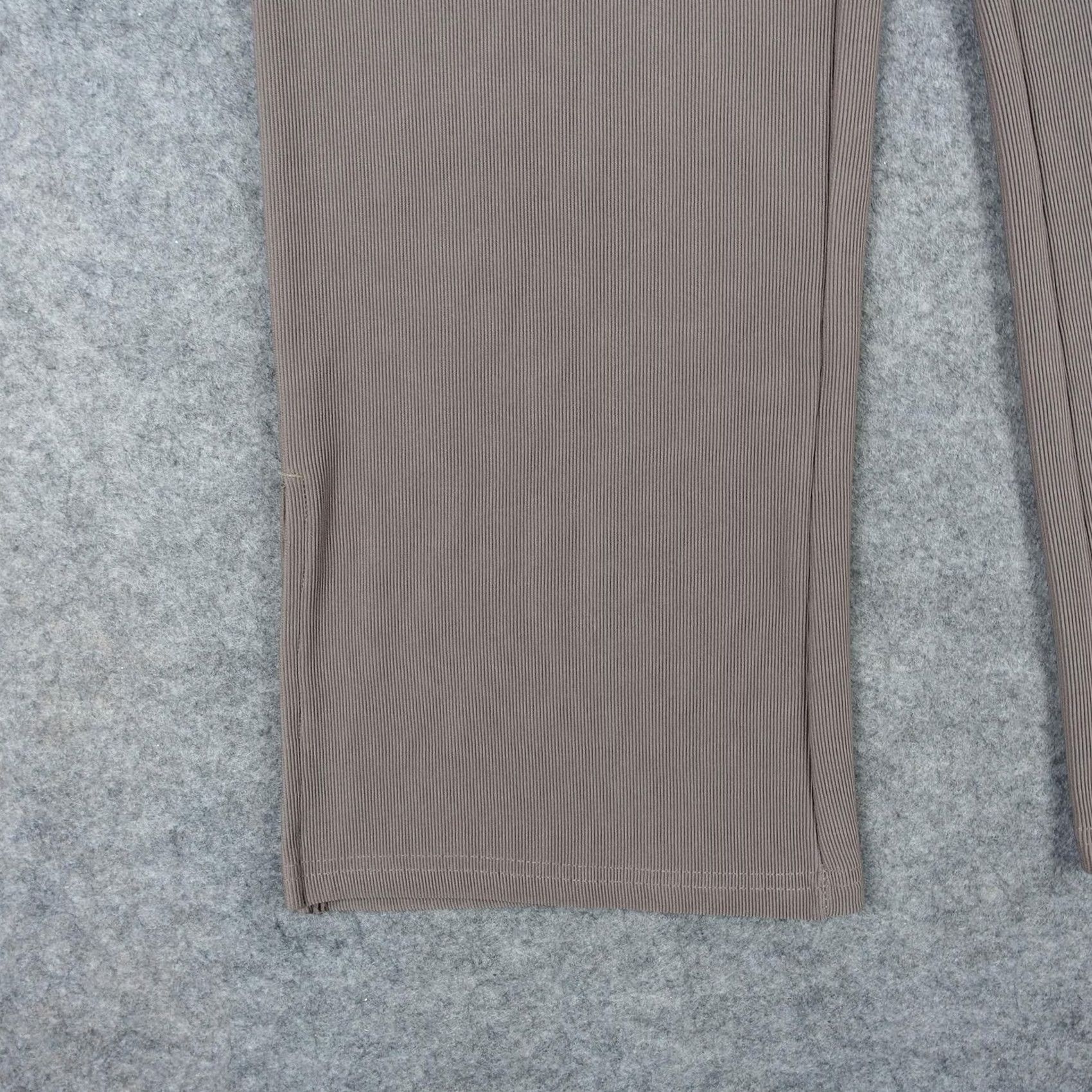 Vintage Move Theology Pants Womens Medium Brown Ribbed Wide-Leg Pull On Sweatpants Yoga Size 32" / US 10 / IT 46 - 5 Thumbnail