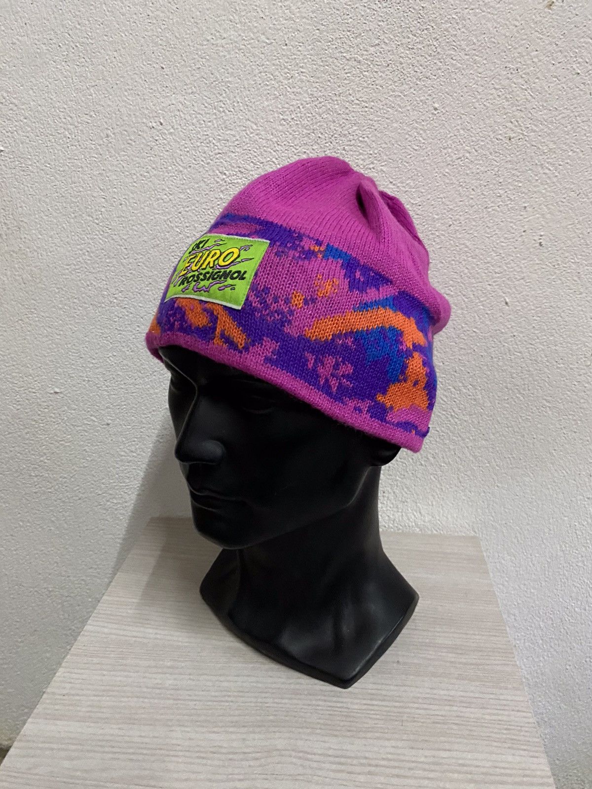Vintage Ski Euro Rassignol Beanie Hat Size ONE SIZE - 3 Thumbnail