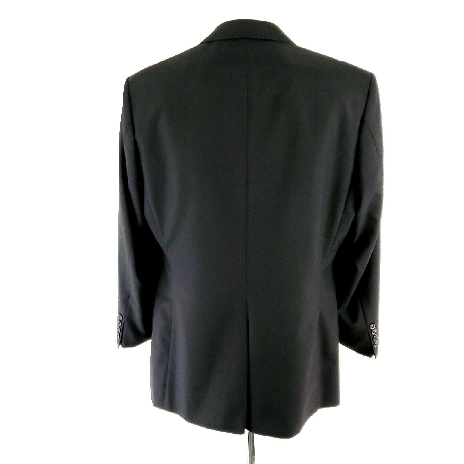 Savile Row Alexandre London Savile Row Wool Trevira 2 Button Blazer 42R Size 42R - 5 Thumbnail