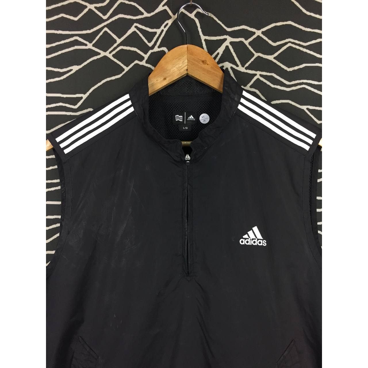 Adidas Adidas Golf Half Zipper Nylon Windbreaker Vest Size US L / EU 52-54 / 3 - 3 Thumbnail