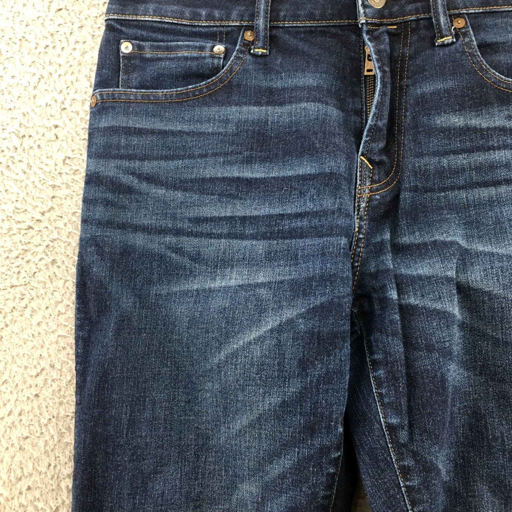 American Eagle Outfitters American Eagle Outfitters Jeans Mens 31x30 Blue Denim Athletic Tapered 5-Pocket Stretch Cotton Standard Regular Mens Size US 31 - 6 Thumbnail